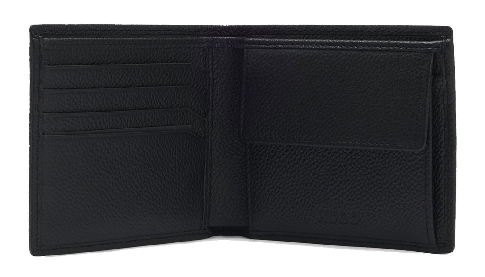 HUGO Geldbörse 4 Cc Coin Wallet, aus echtem Rindsleder günstig online kaufen