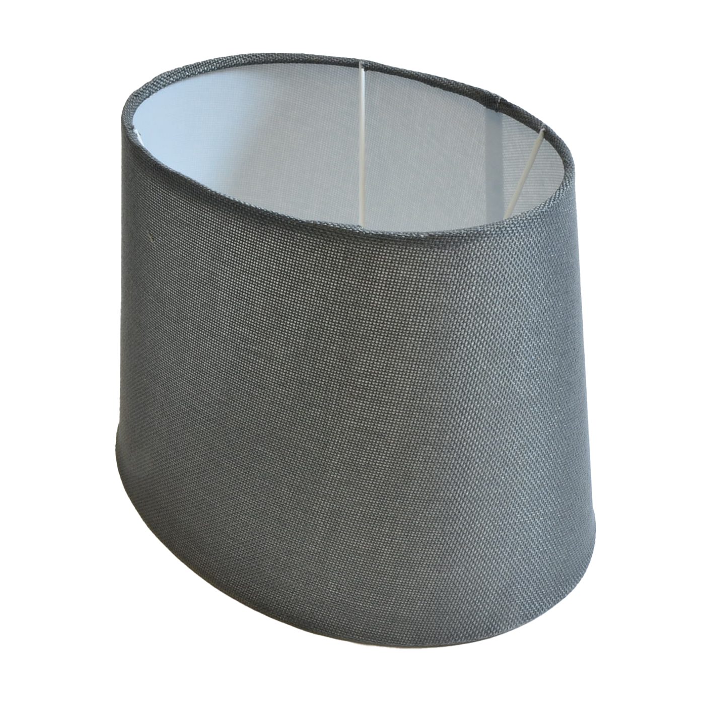 B&S Lampenschirm Lampenschirm oval Stoff für Steh - Tischlampe versch Farbe günstig online kaufen