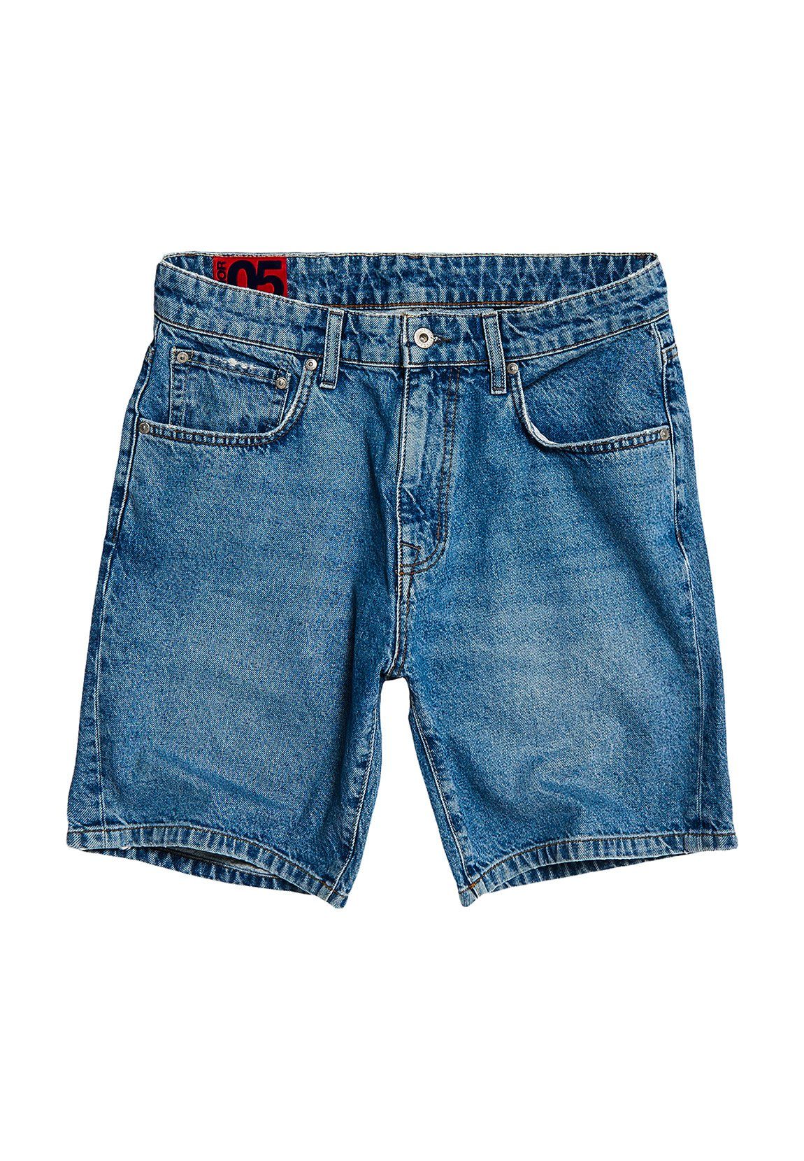 Superdry Sporthose Superdry Shorts Herren CONOR TAPER SHORT Kingman Light Blue Stone