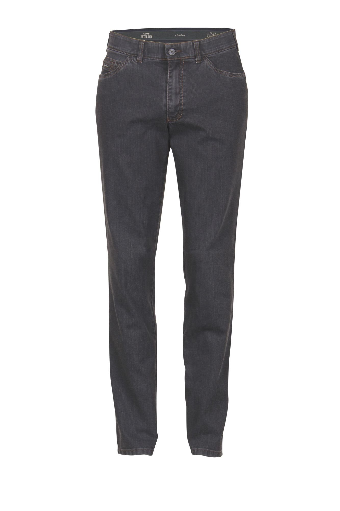 Club of 4631 mit elastischem LIAM Comfort Bequeme Komfortbund dunkelgrau Jeans