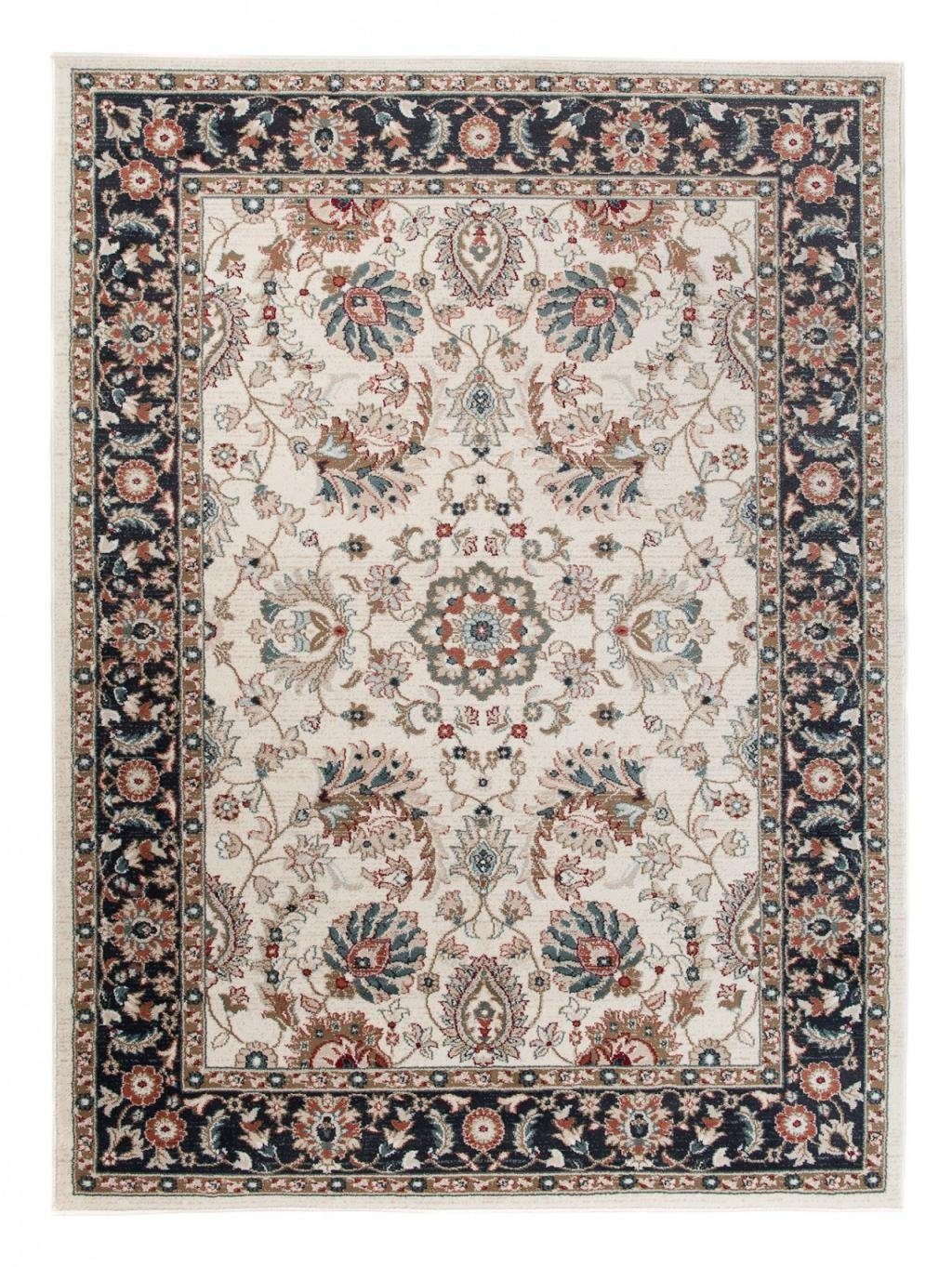 Teppich Oriente Fußbodenheizung, 100 cm, Pflegeleicht, 60 x Orient Wohnzimmerteppich - Orientteppich für Geeignet Teppich Beige, Traditioneller Mazovia, Grau