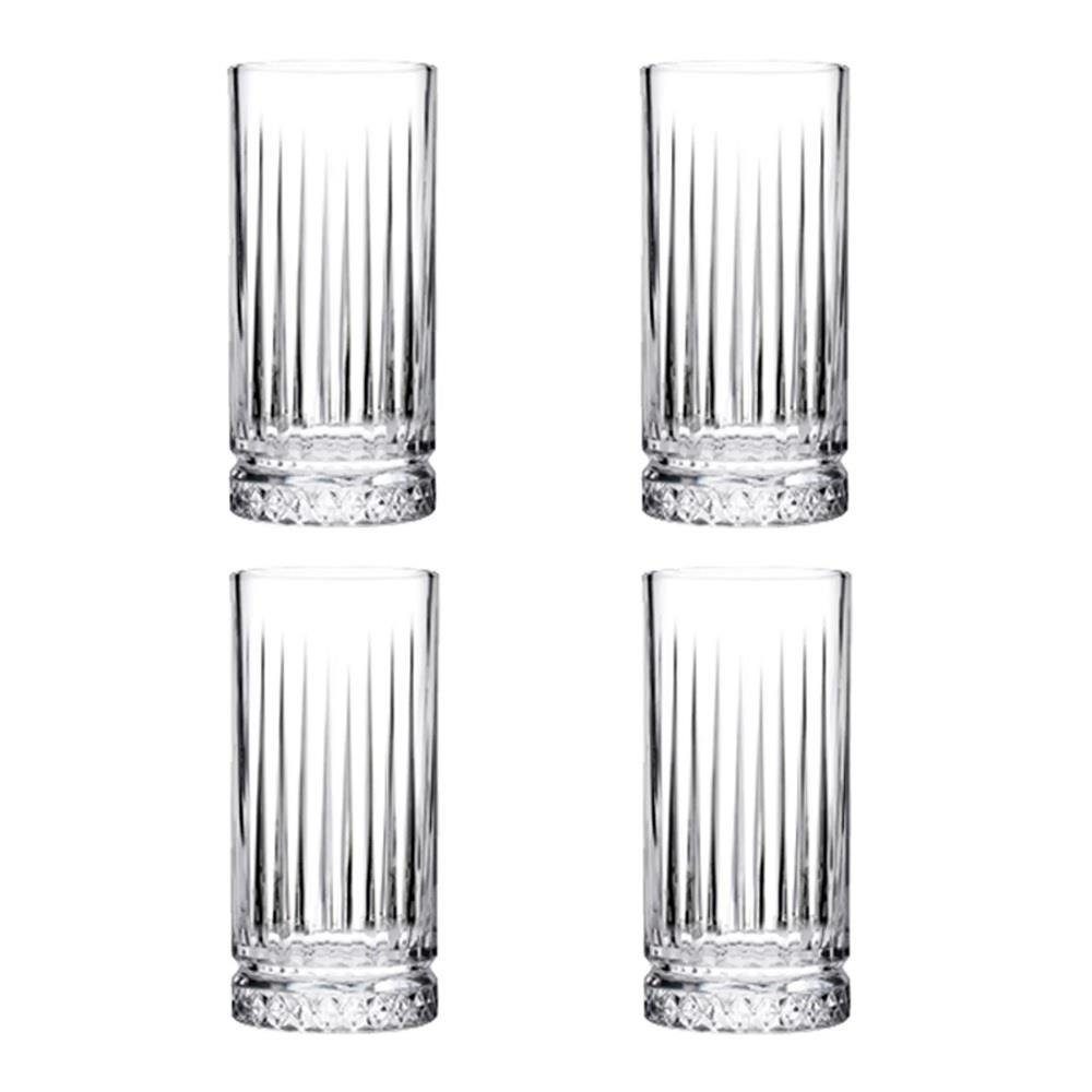 Pasabahce Cocktailglas Pasabahce Elysia Longdrinkglas 280 ml 4er Set, Glas