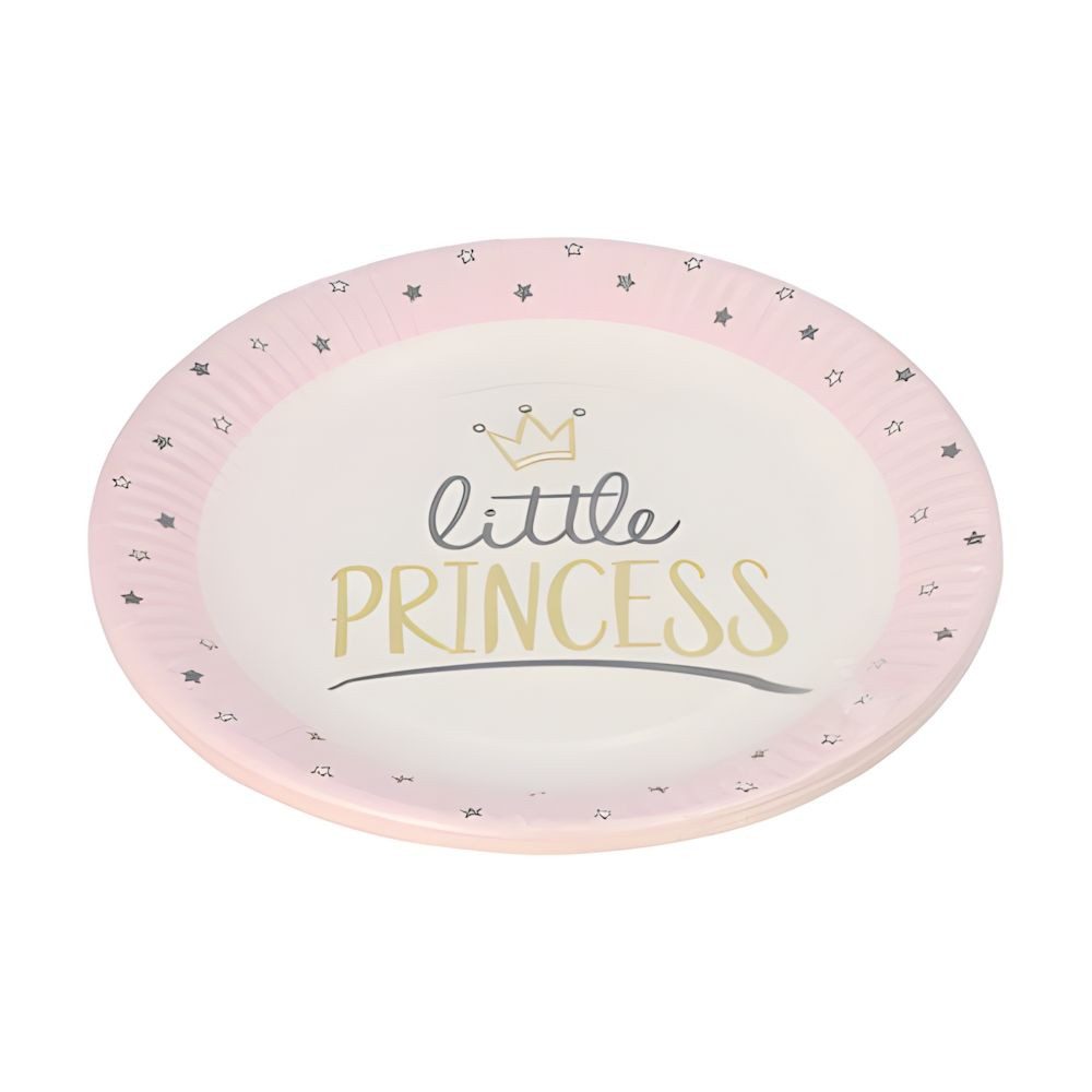 PAPSTAR Pappteller Teller, Pappe rund Ø 23 cm Little Princess 200 Stk