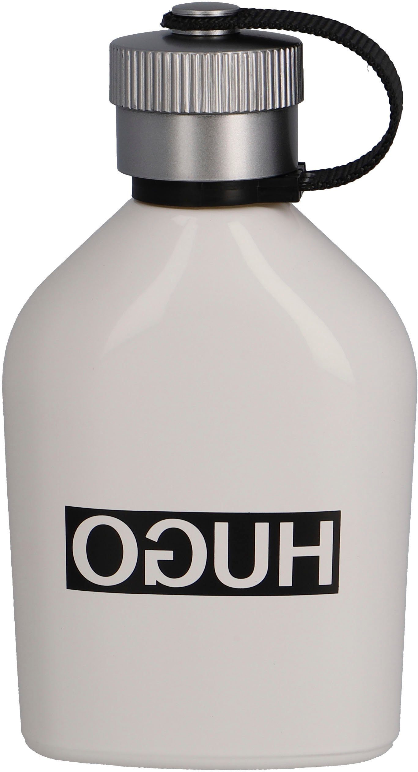 HUGO Eau de Toilette Hugo Man Reversed, Holziger Duft mit Grapefruit, Pamplewood, Rosmarin-Essenz und Vetiver.