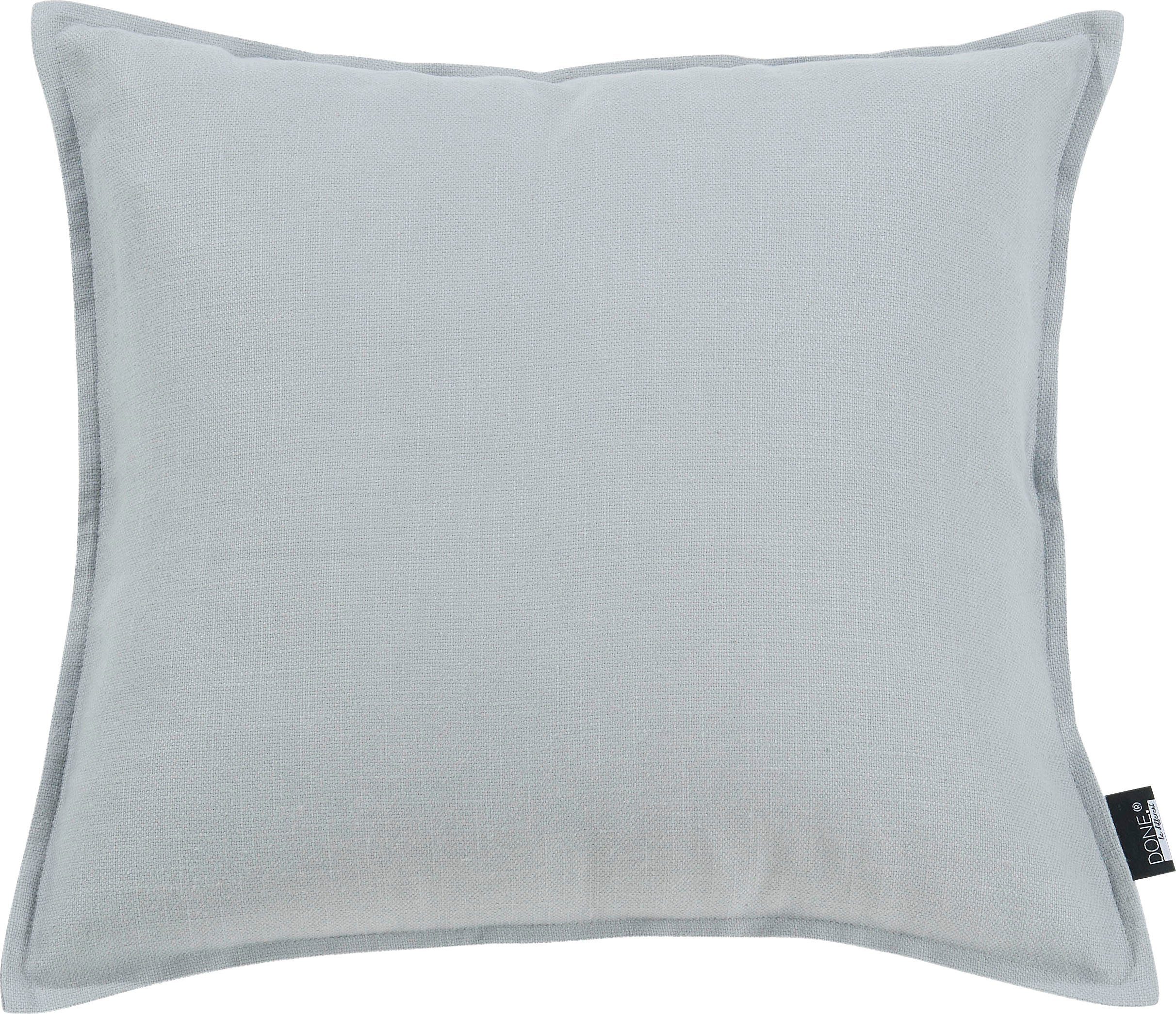 done.® Декоративные подушки Lenny, Подушкиhülle ohne Füllung im Hyggestil mit abgestepptem Saum