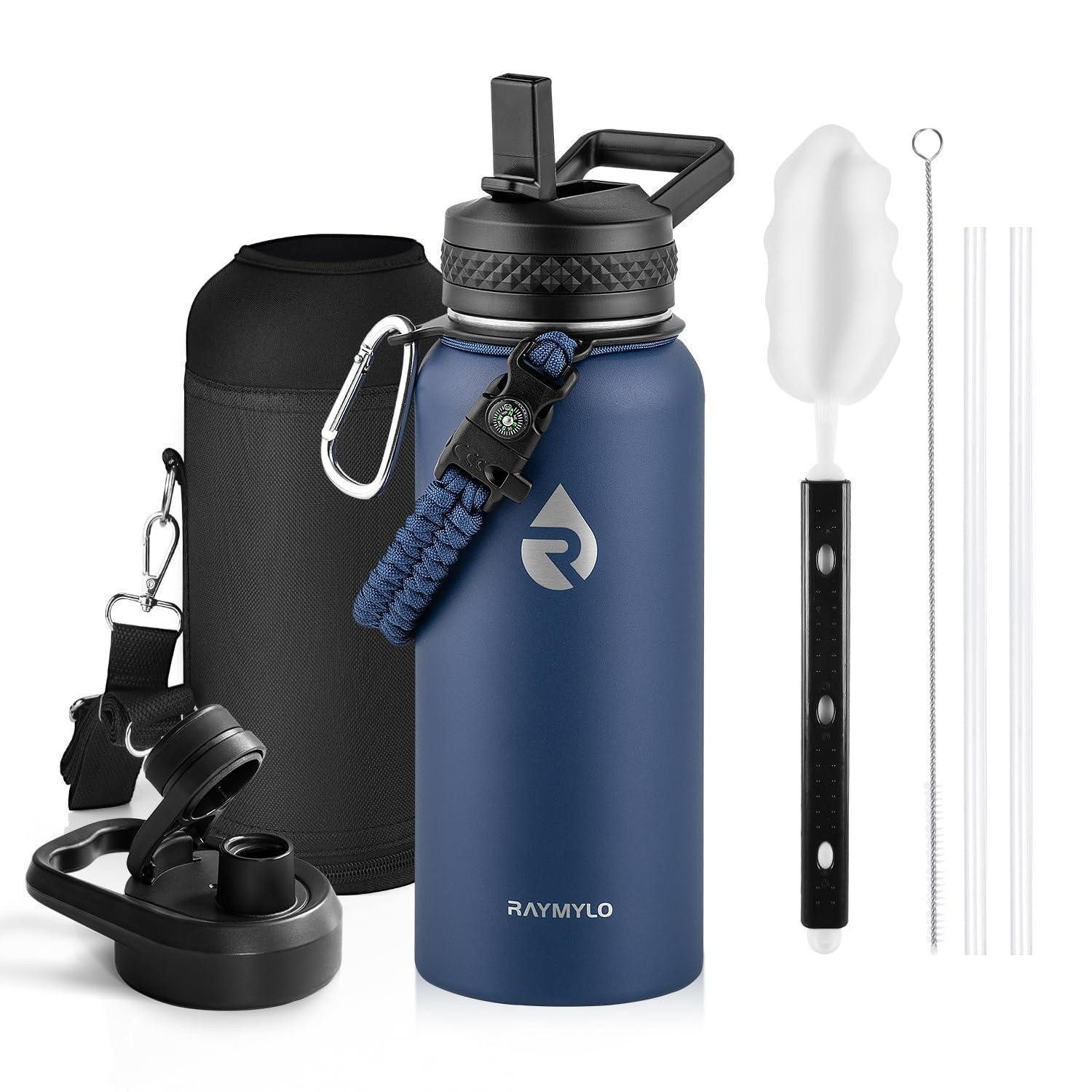 LuxusKollektion Thermoflasche Thermosflasche 1L Vakuum Dunkelblau