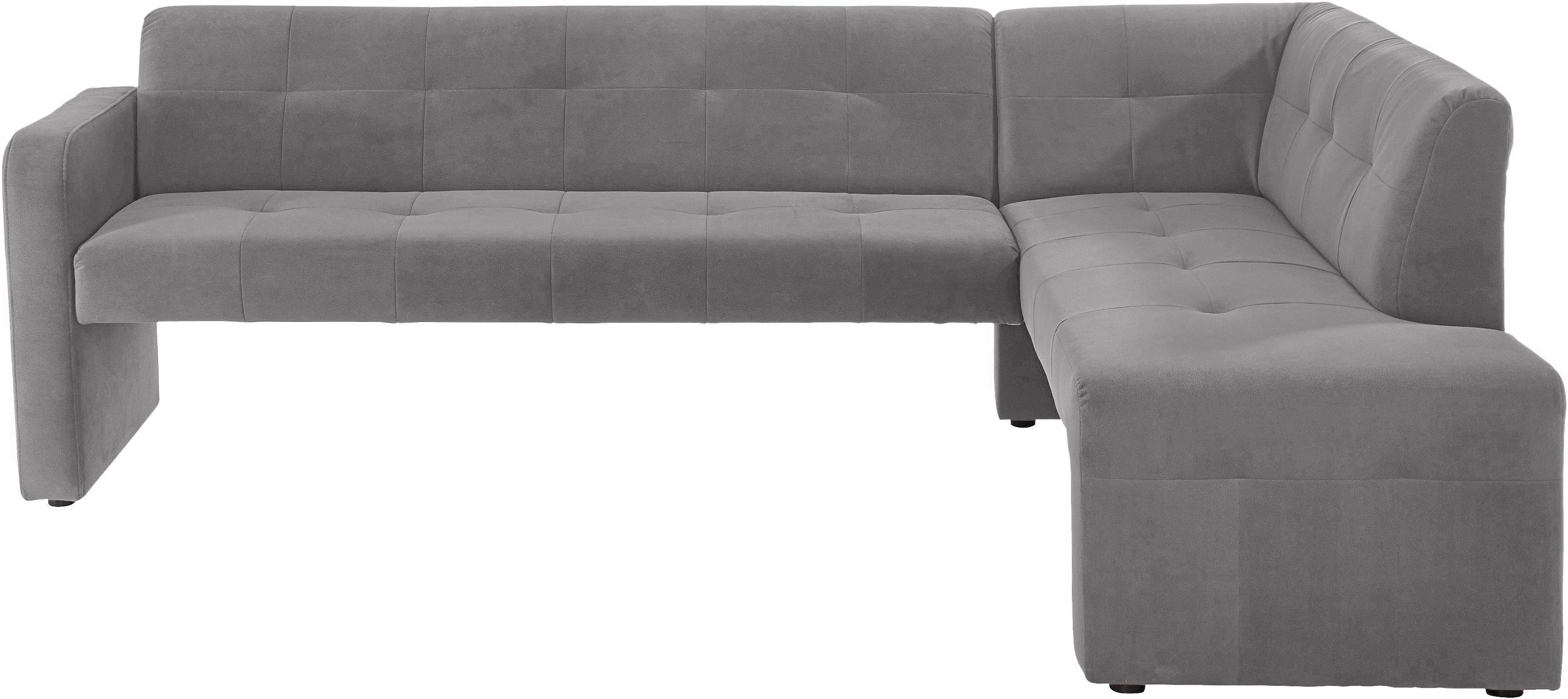 exxpo - sofa fashion Essbank Barista, bequem und elegant, hohe Bodenfreiheit, Eckbank Barista bequem und elegant, hochwertige Detailverarbeitung