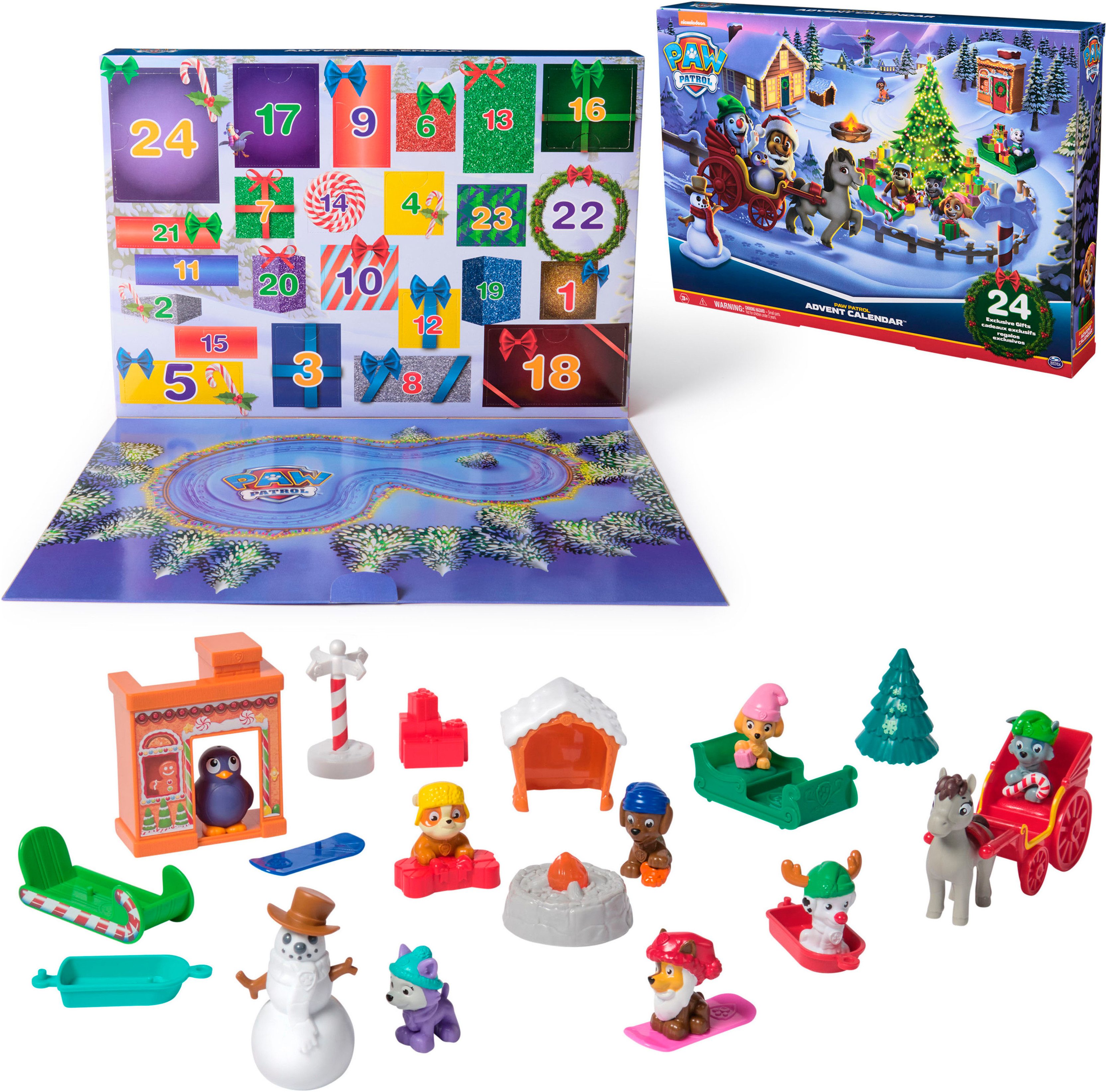 Spielzeug-Adventskalender Paw Patrol 2024