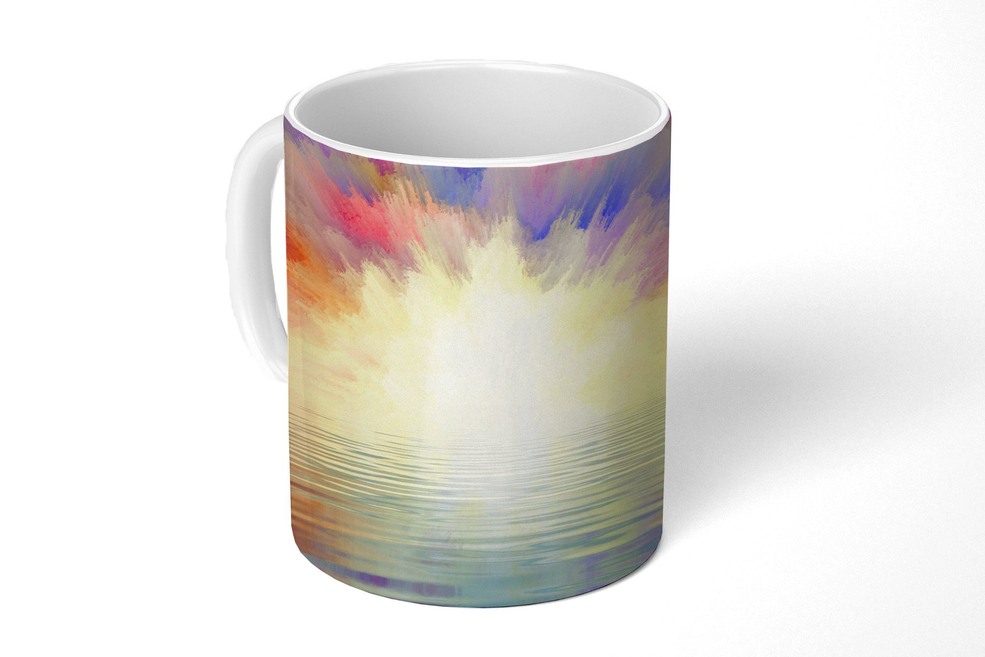 Kaufentscheidung MuchoWow Tasse Teetasse, Kaffeetassen, Farben Becher, - Himmel Keramik, Teetasse, Geschenk Sommer, 