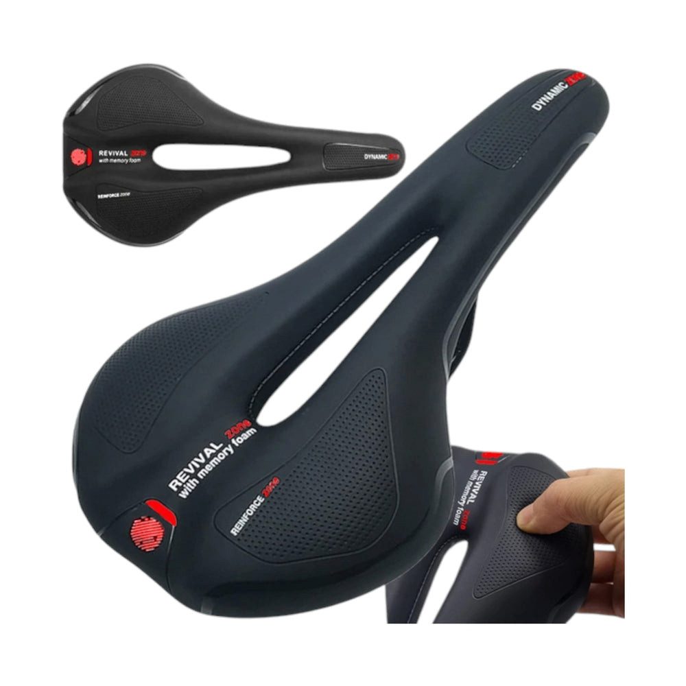 VERK GROUP Fahrradsattel Fahrradsattel Sport-Sattel komfortabel Schaumstoff gel für Fahrrad