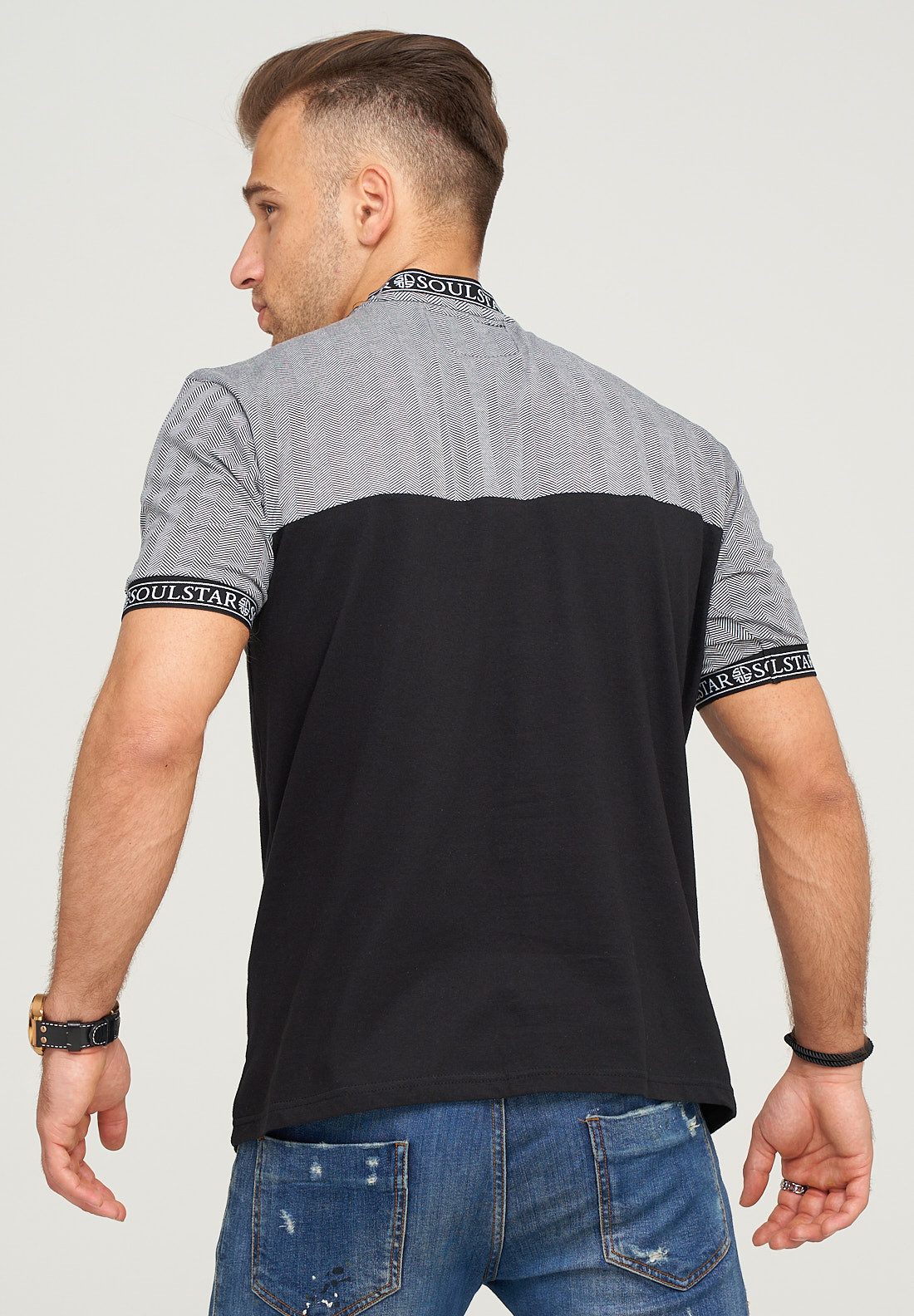 SOULSTAR T-Shirt OSAKA mit stylischem Logoprint
