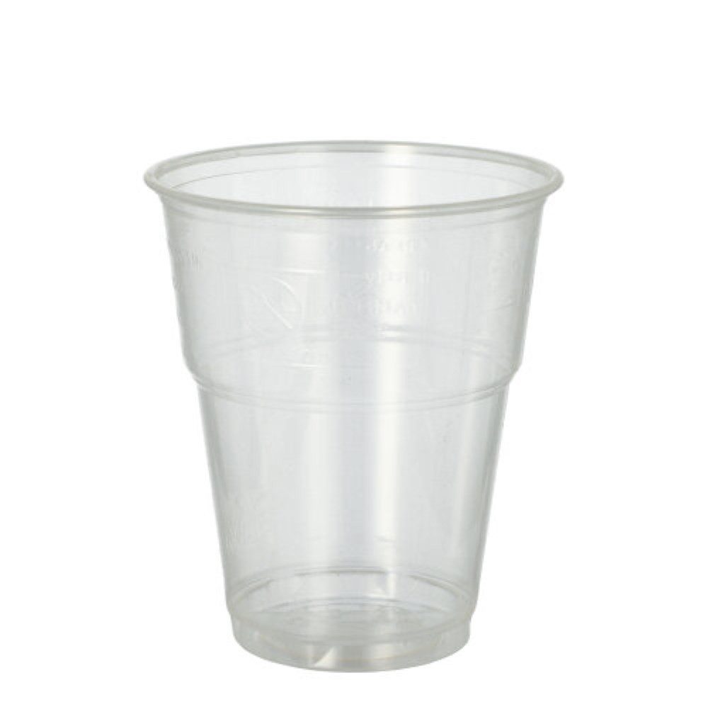 PAPSTAR Becher 70 Kaltgetränkebecher, PLA "pure" 0,3 l Ø 9,5 cm · 11 cm glasklar