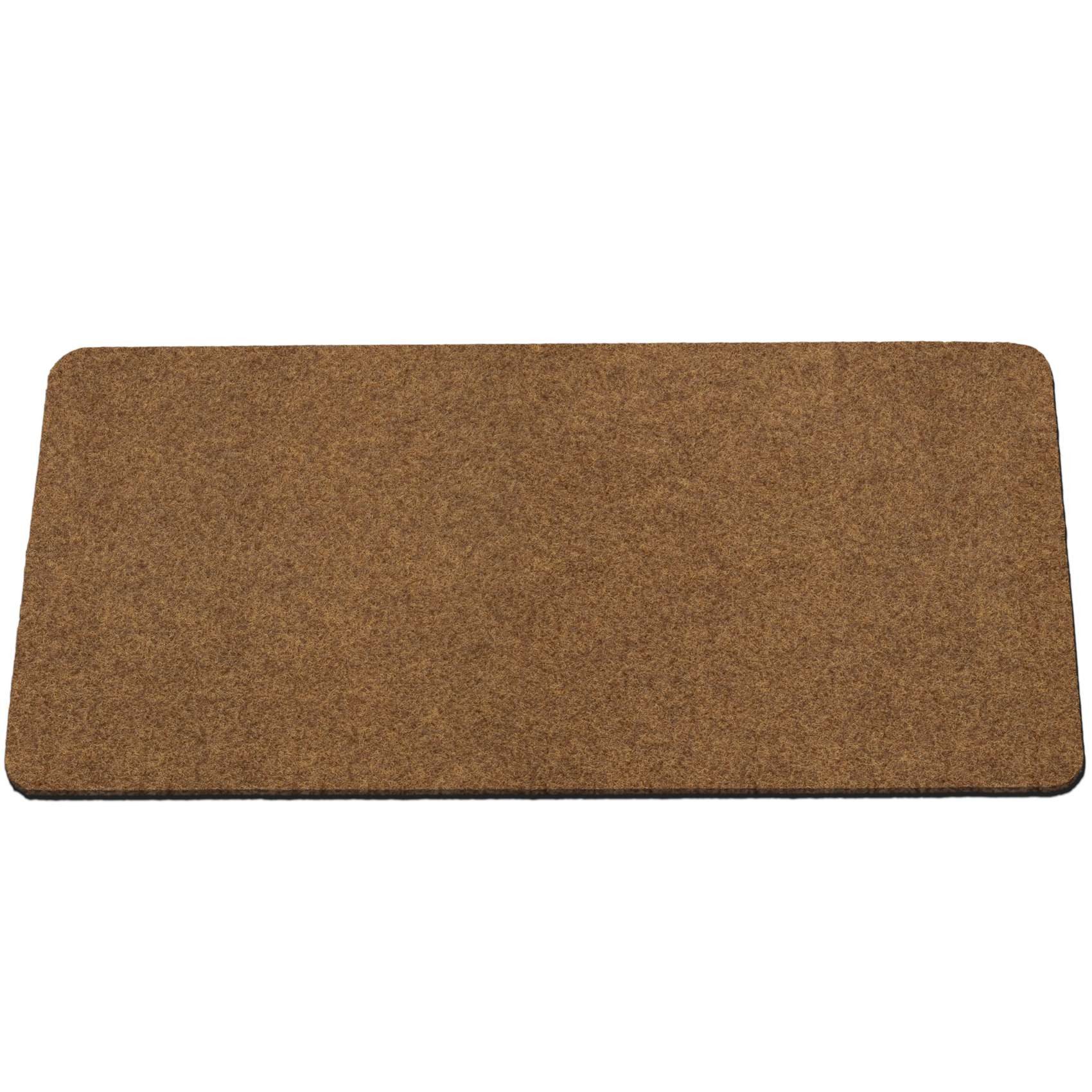 ANRO Fußmatte Türvorleger Schmutzfangmatte POET, eckig, Höhe: 5 mm, Kräuselig Größe 40x80cm