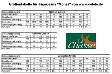 La Chasse® Stretch-Jeans Jagdhose Herren "Monza" Jagdjeans mit Stretch Jägerjeans oliv/grün NEU