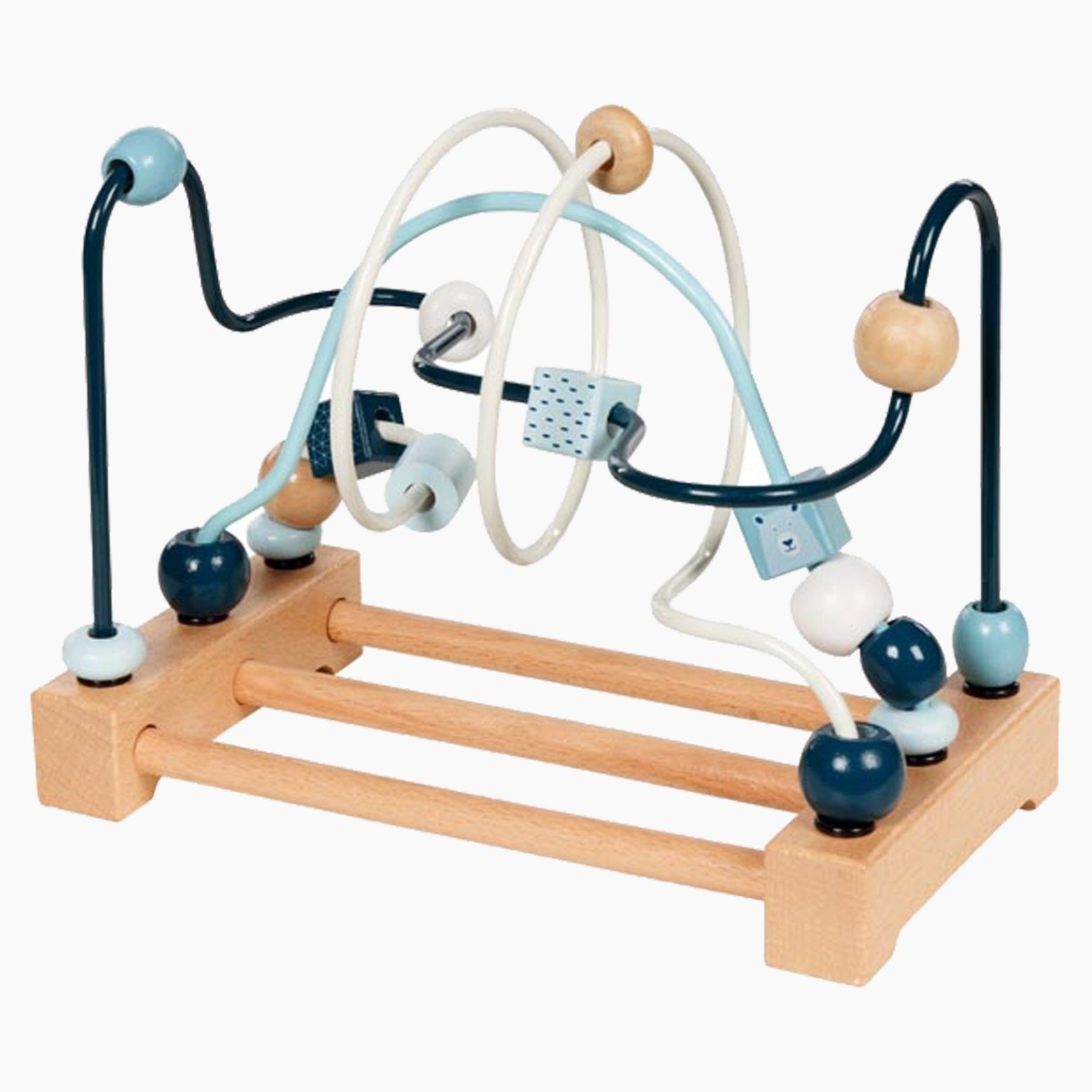 goki Motorikschleife Motorik-Schleife, Lifestyle Azur, (packung, 1-tlg), Trainiert die Hand-Augen-Koordination der Kleinsten