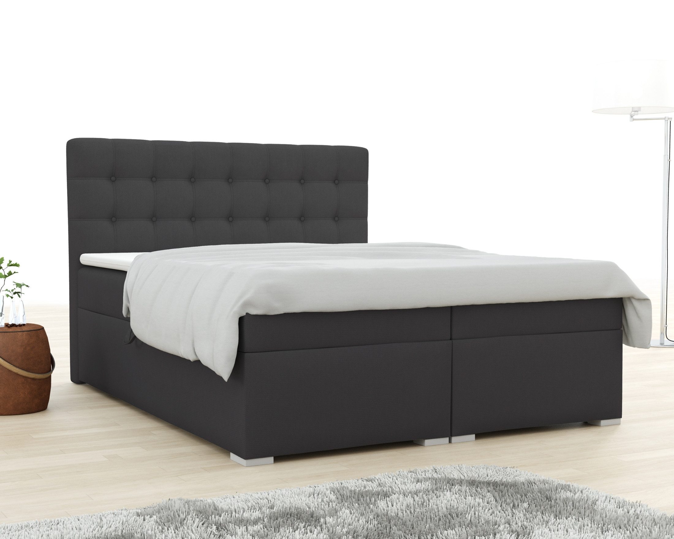 Deine Möbel 24 Boxspringbett CLAUDIA Boxbett günstig online kaufen