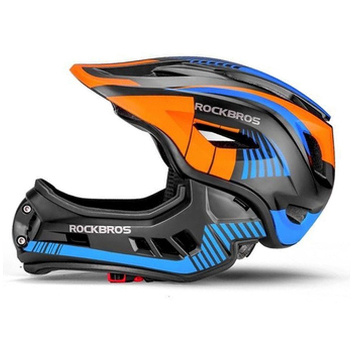 ROCKBROS Fahrradhelm Rockbros 32SOBL-S Kinderfahrradhelm mit Visier – Bild 2 von 5