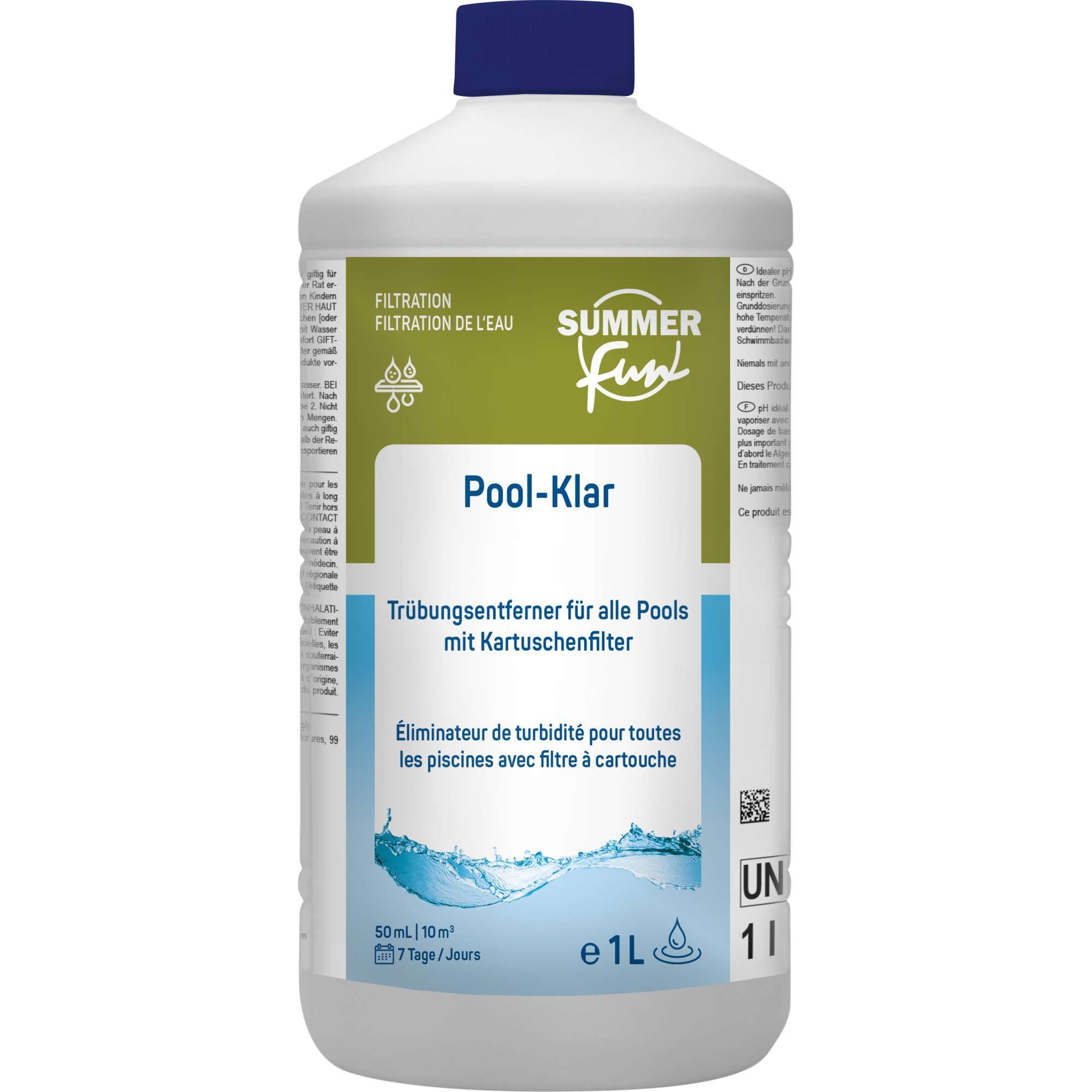 SUMMER FUN Poolpflege Summer Fun Pool-Klar - 1 Liter