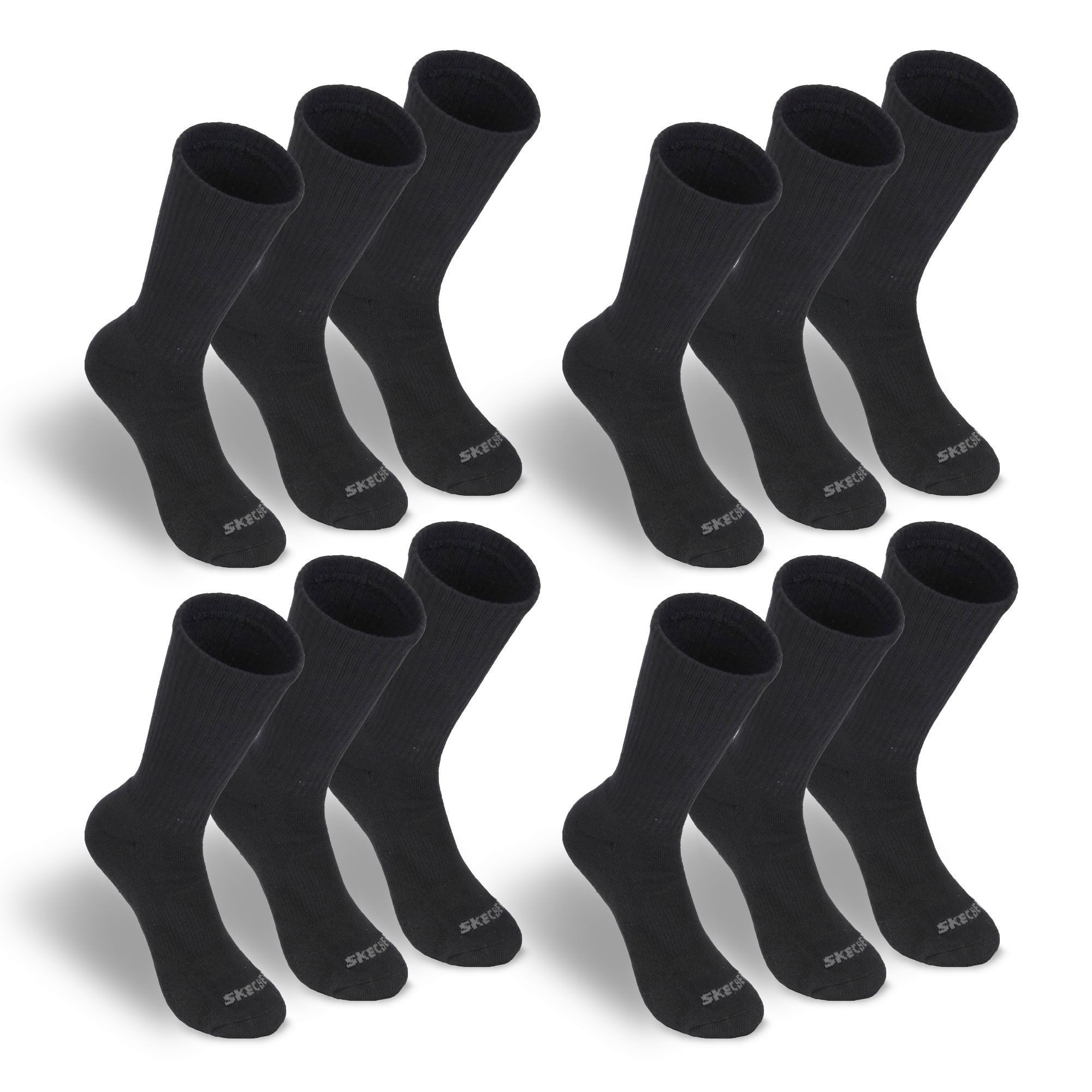 Skechers Businesssocken Herren - Atmungsaktiv - Eleganter Komfort für Business und Alltag Herren Socken mit angenehmen Fußklima - Ideal für Business-Schuhe