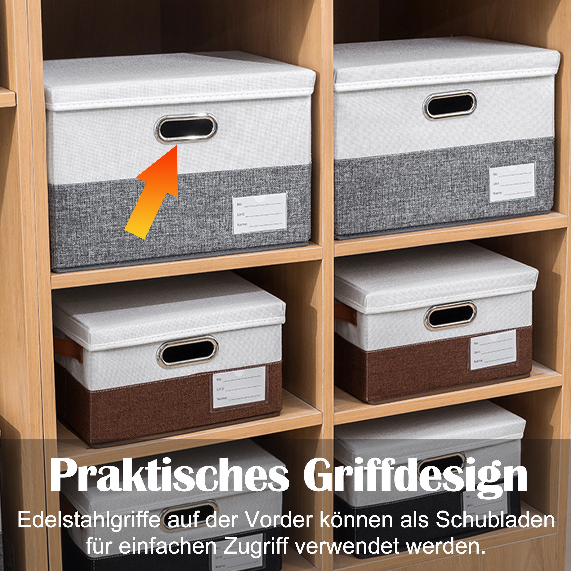 OYLCDI Aufbewahrungsbox 3-Stück Set 40L Aufbewahrungskorb günstig online kaufen