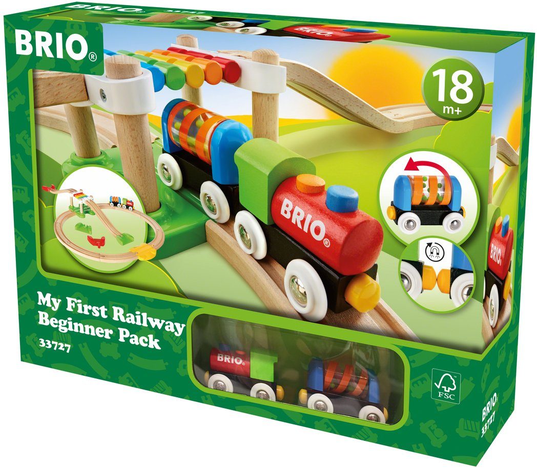 BRIO® Spielzeug-Eisenbahn BRIO® WORLD, Mein erstes Bahn Spiel Set, (Set), M günstig online kaufen