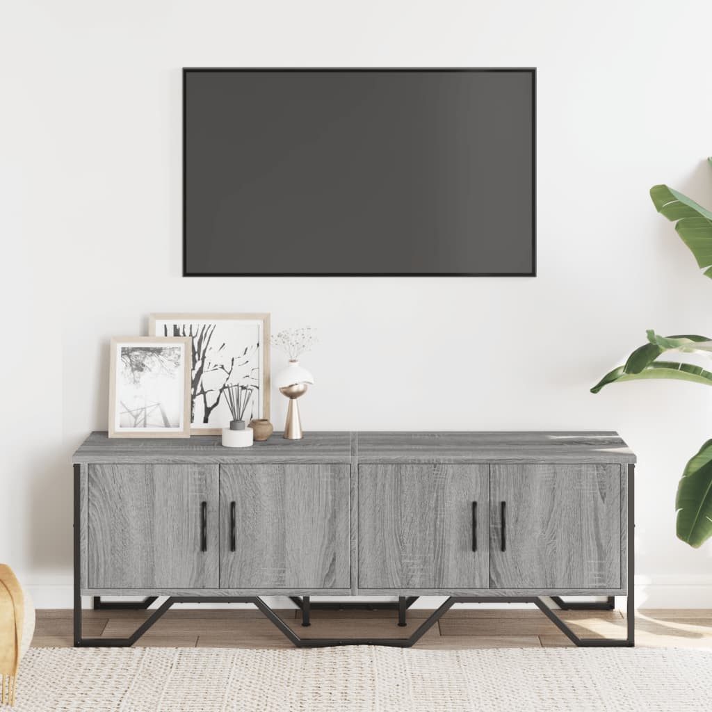 vidaXL TV-Schrank TV-Schrank Grau Sonoma 122x34x41 günstig online kaufen