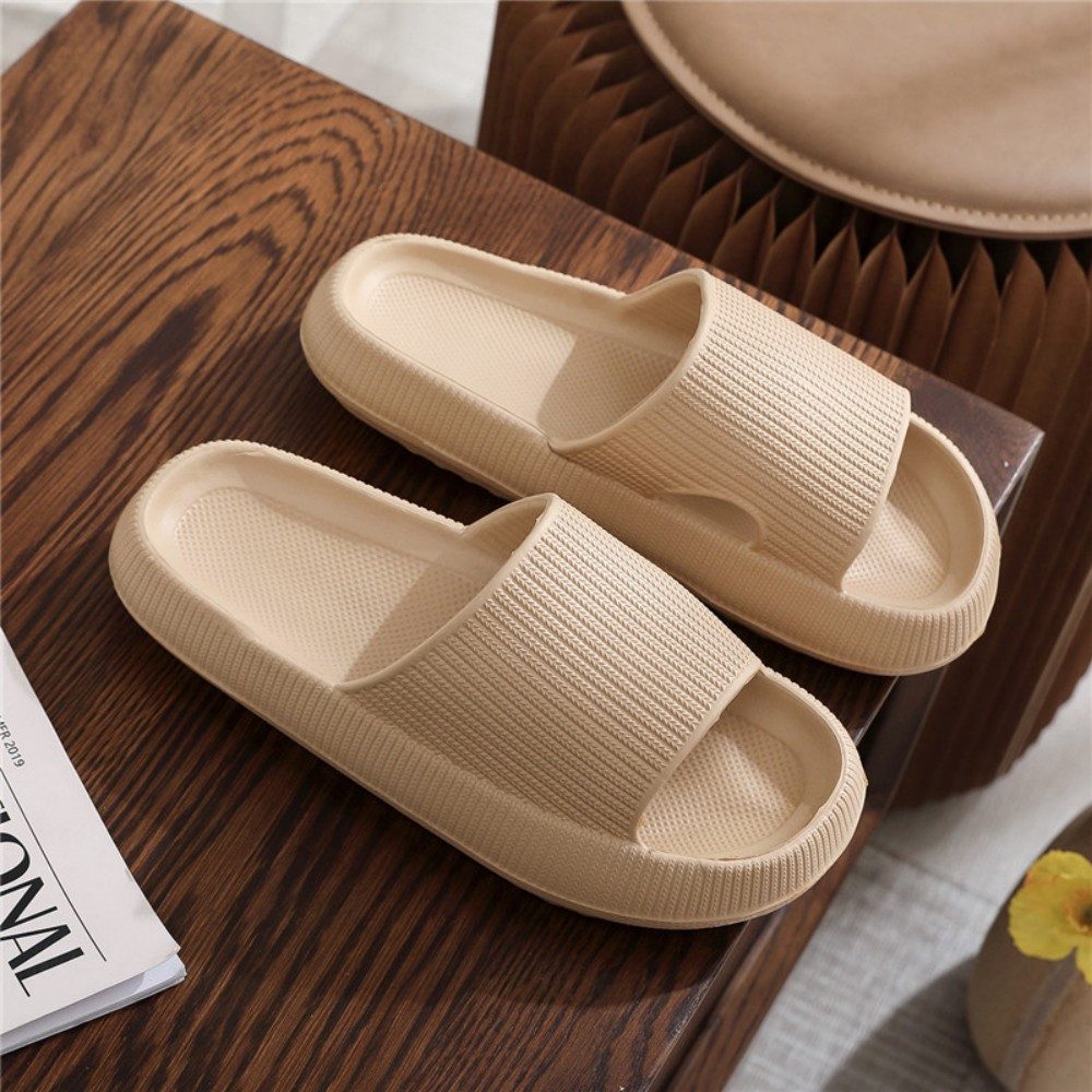 HUSK'SWARE Unisex Badeschlappen Damen Herren Badepantolette (Unisex Badeschlappen - Rutschfest & leicht fur Sommer und Bad) Rutschfeste Sohle Bequemes FuBbett Vielseitig einsetzbar