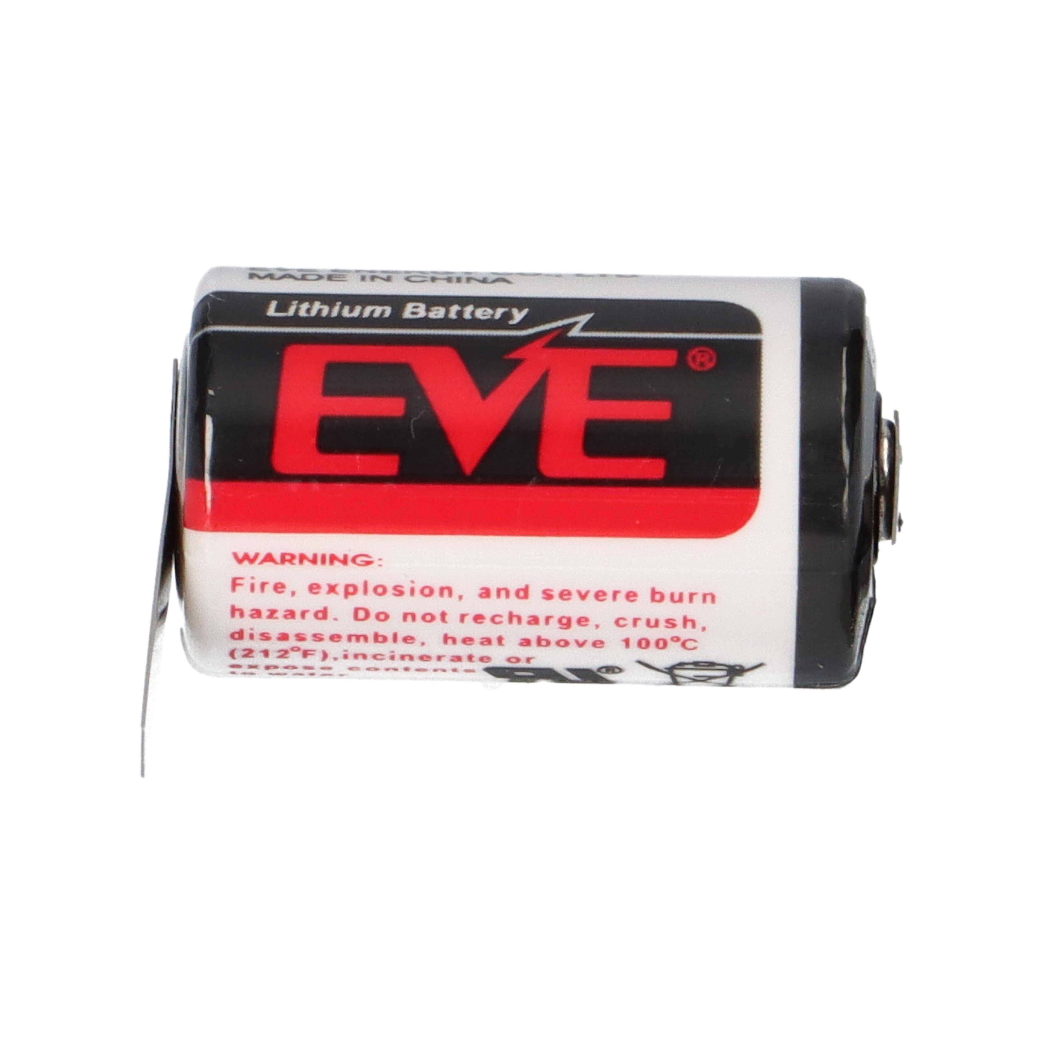 EVE EVE Lithium 3,6V Batterie ER14250 1/2 AA Lötfahne U Batterie