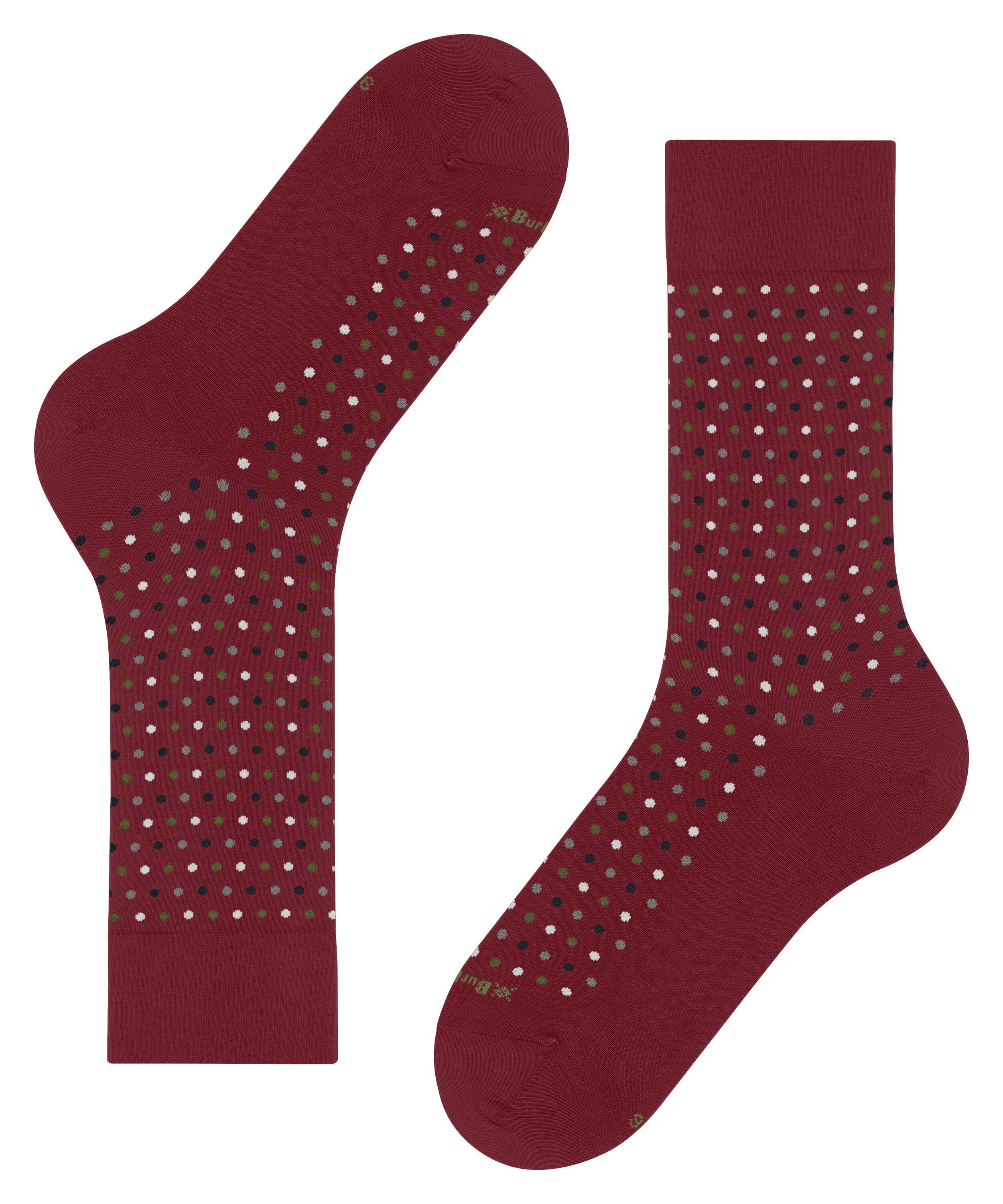 Dot cranberry (8033) (1-Paar) Burlington Socken