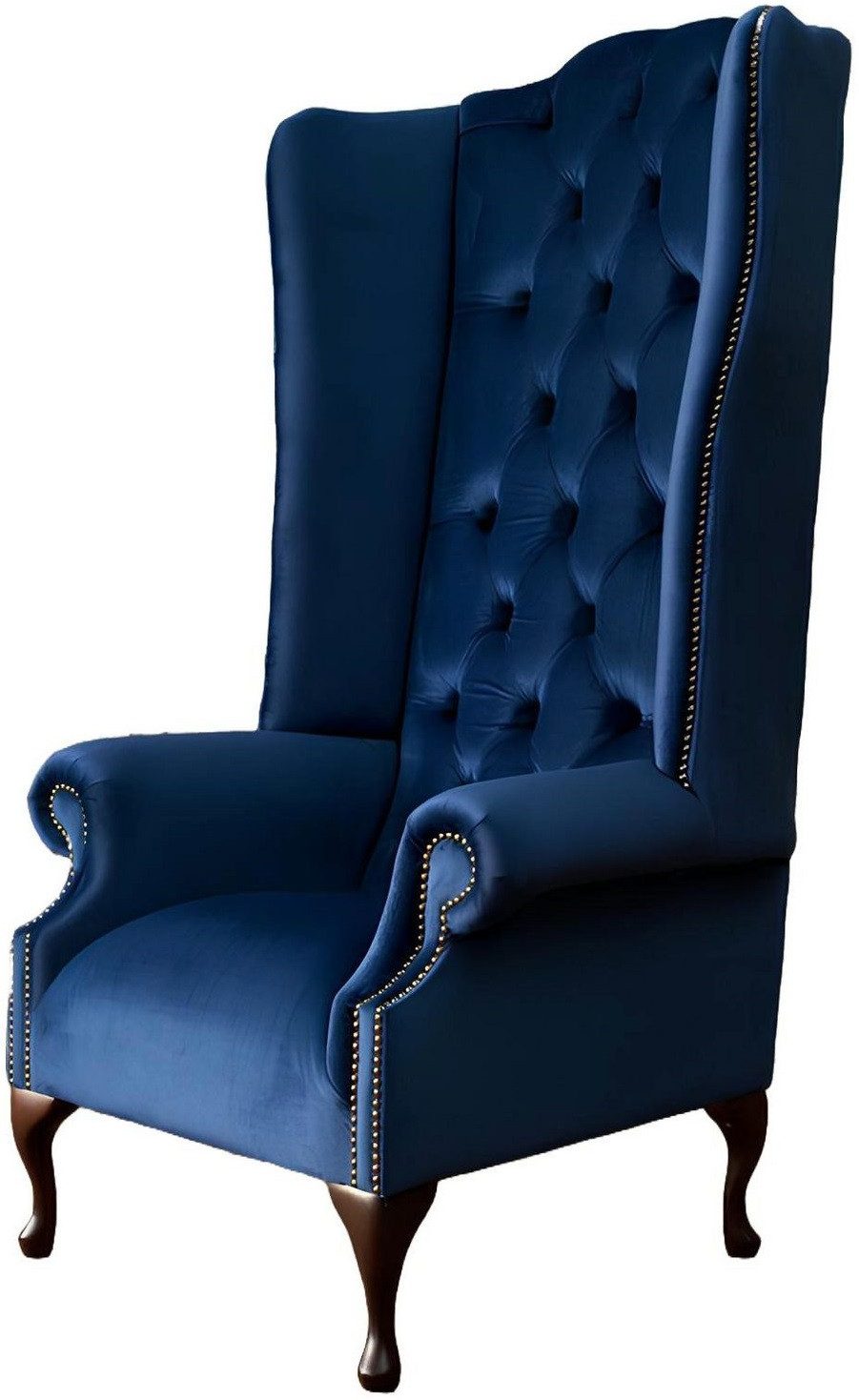 Xlmoebel Ohrensessel Club Lounge Designer Sessel Einzelsofa mit Polsterung aus Samt (1-St., Sessel), Hergestellt in Europa