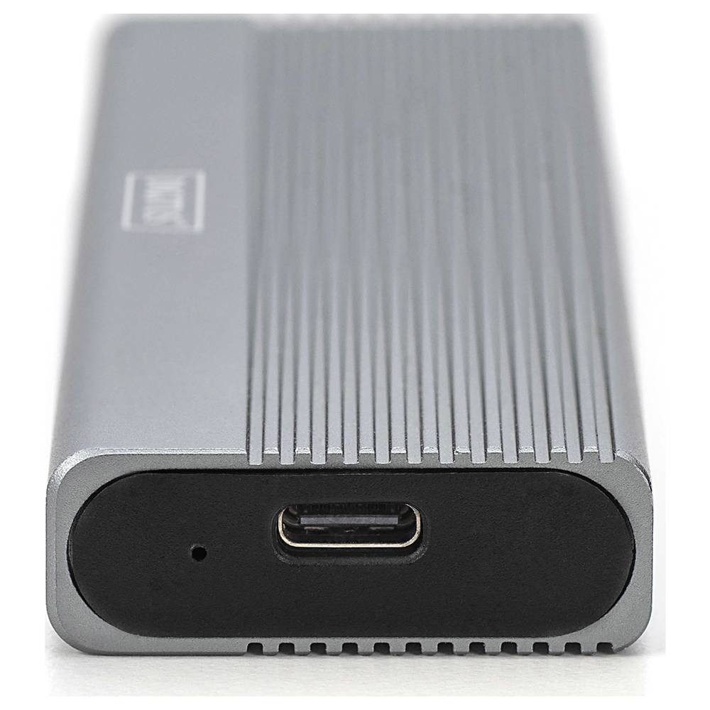 Digitus Festplatten-Gehäuse USB M.2 Festplattengehäuse, SSD, extern, SATA, 6Gbps, USB DA-71154, M.2 Steckplatz