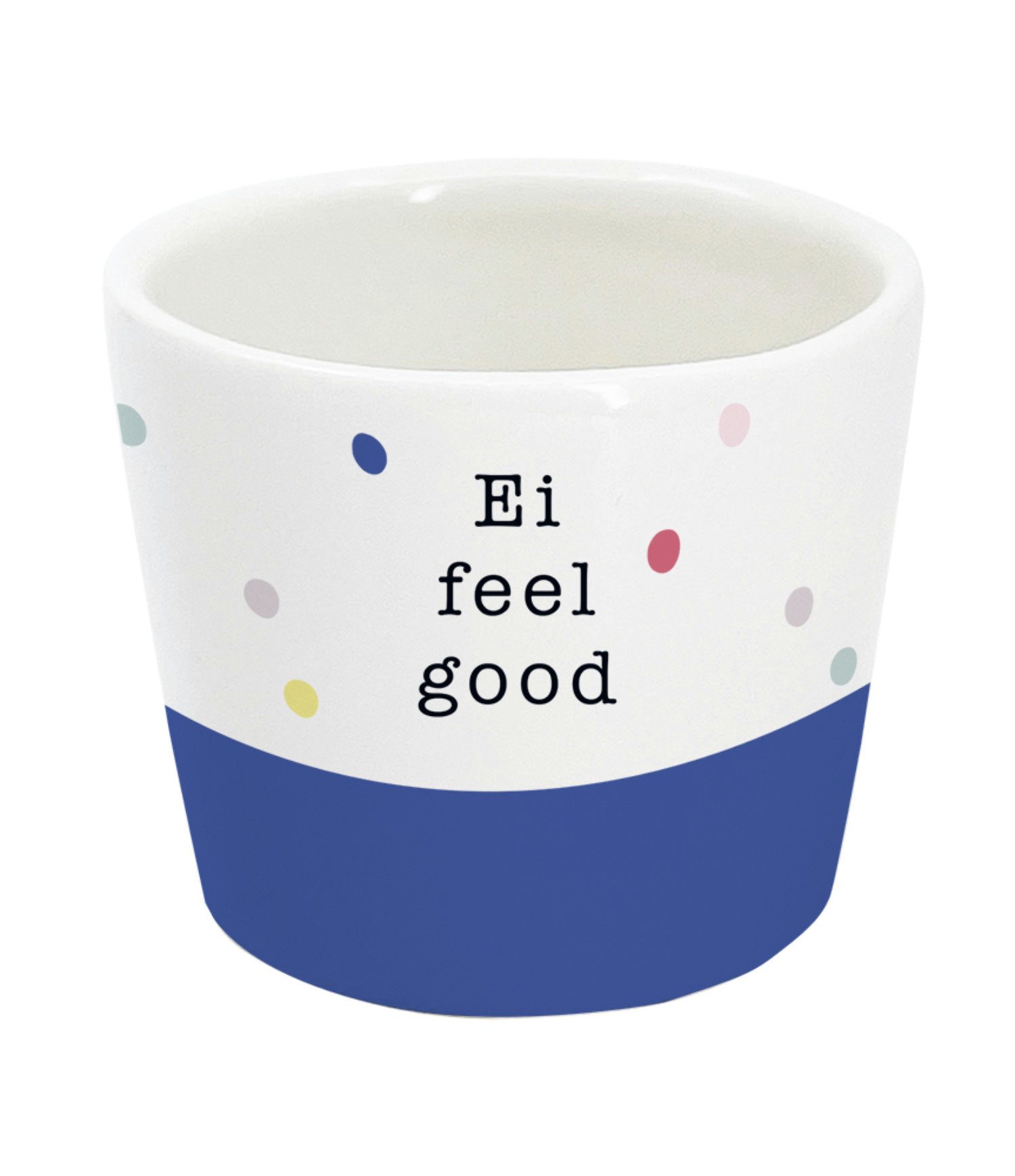 Grafik Werkstatt Подставки для яиц aus Porzellan, Ei feel good! ⌀ 5 cm, H 4 cm, (1-tlg), Porzellan