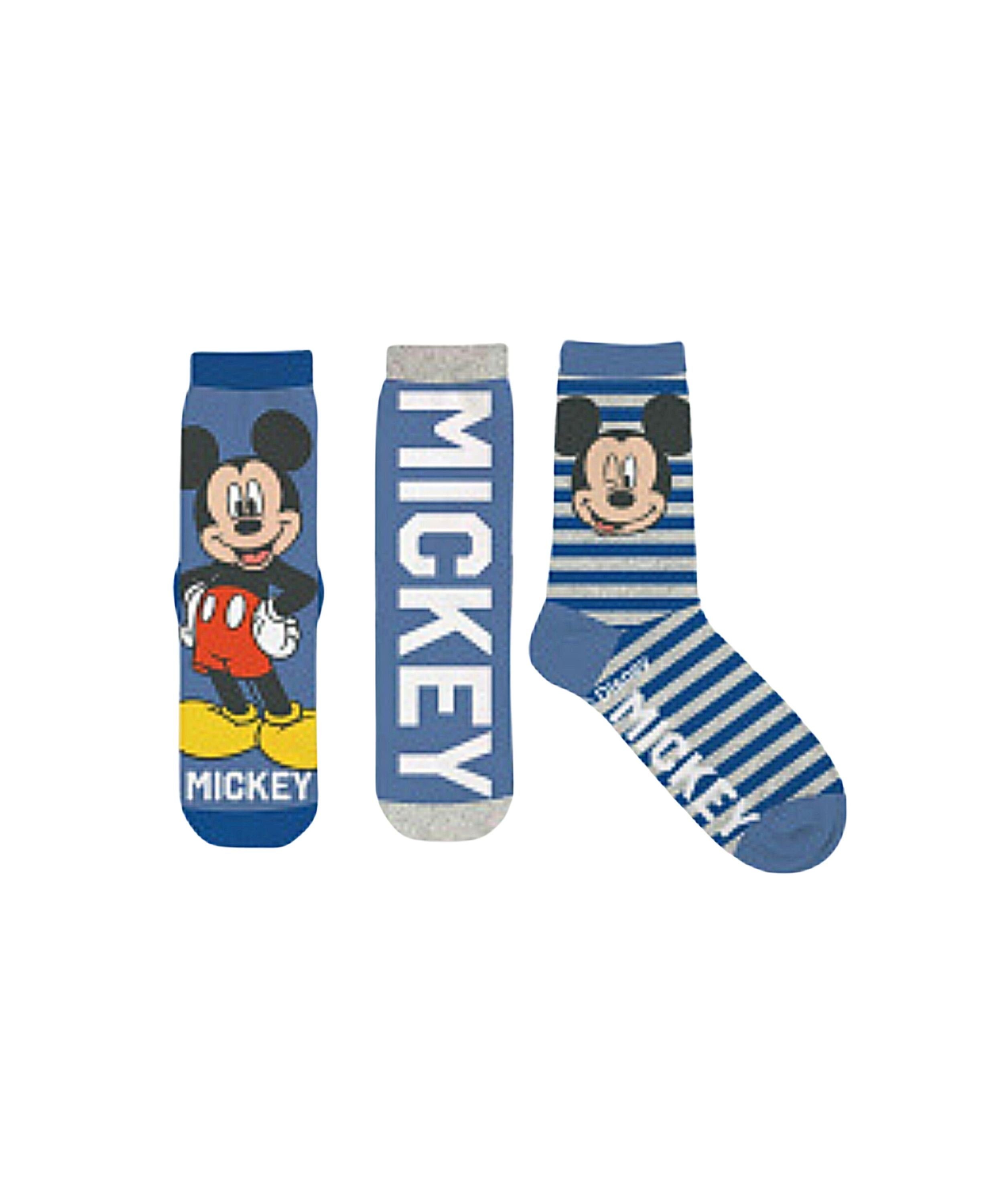 Maus Jungen Disney Mickey 23-34 Lange Mouse für Gr. (6-Paar) Socken Mickey Socken