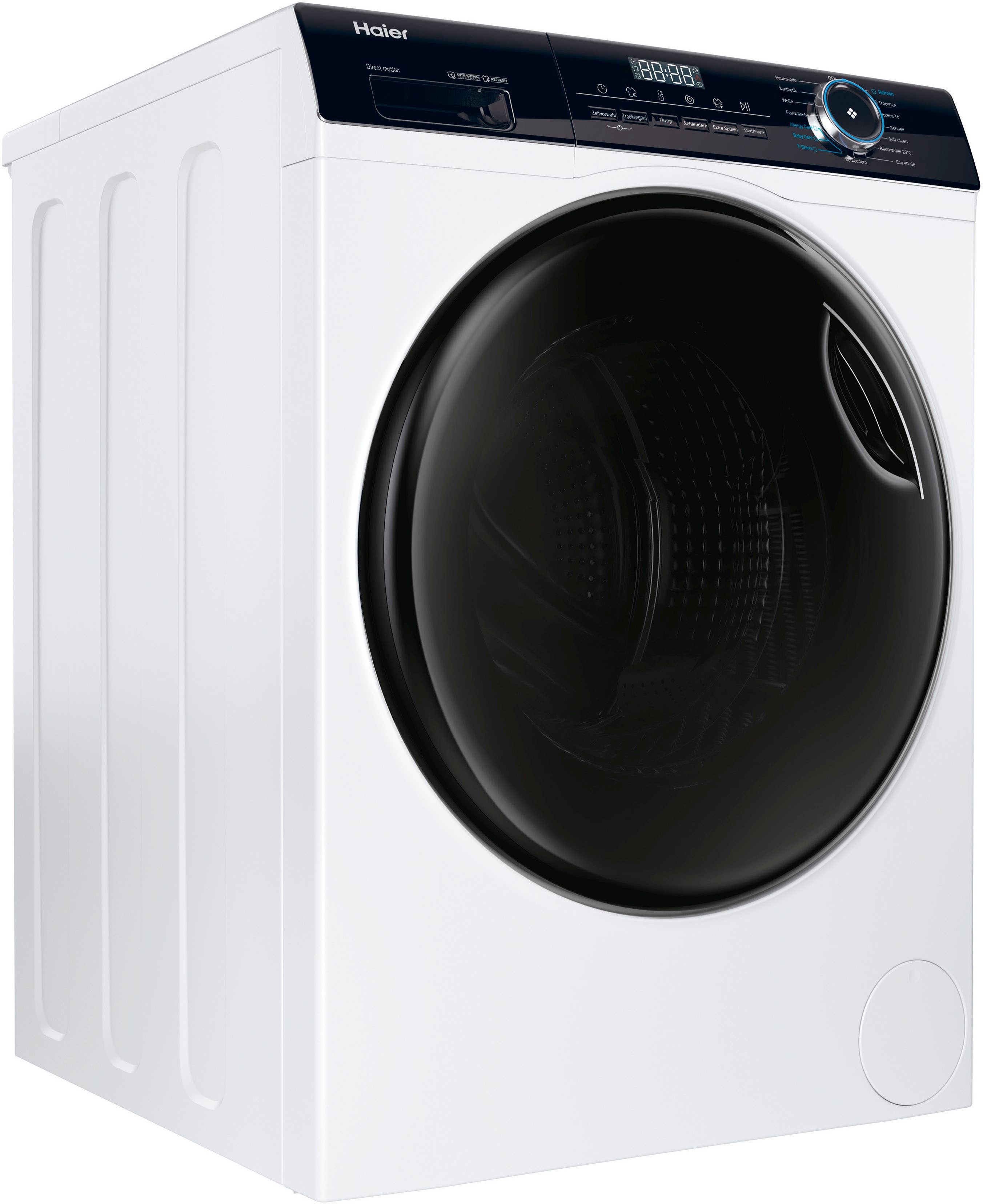 Haier Waschtrockner I-PRO SERIE 3 HWD80-B14939, 8 kg, 5 kg, 1400 U/min, Refresh Dampf-Funktion