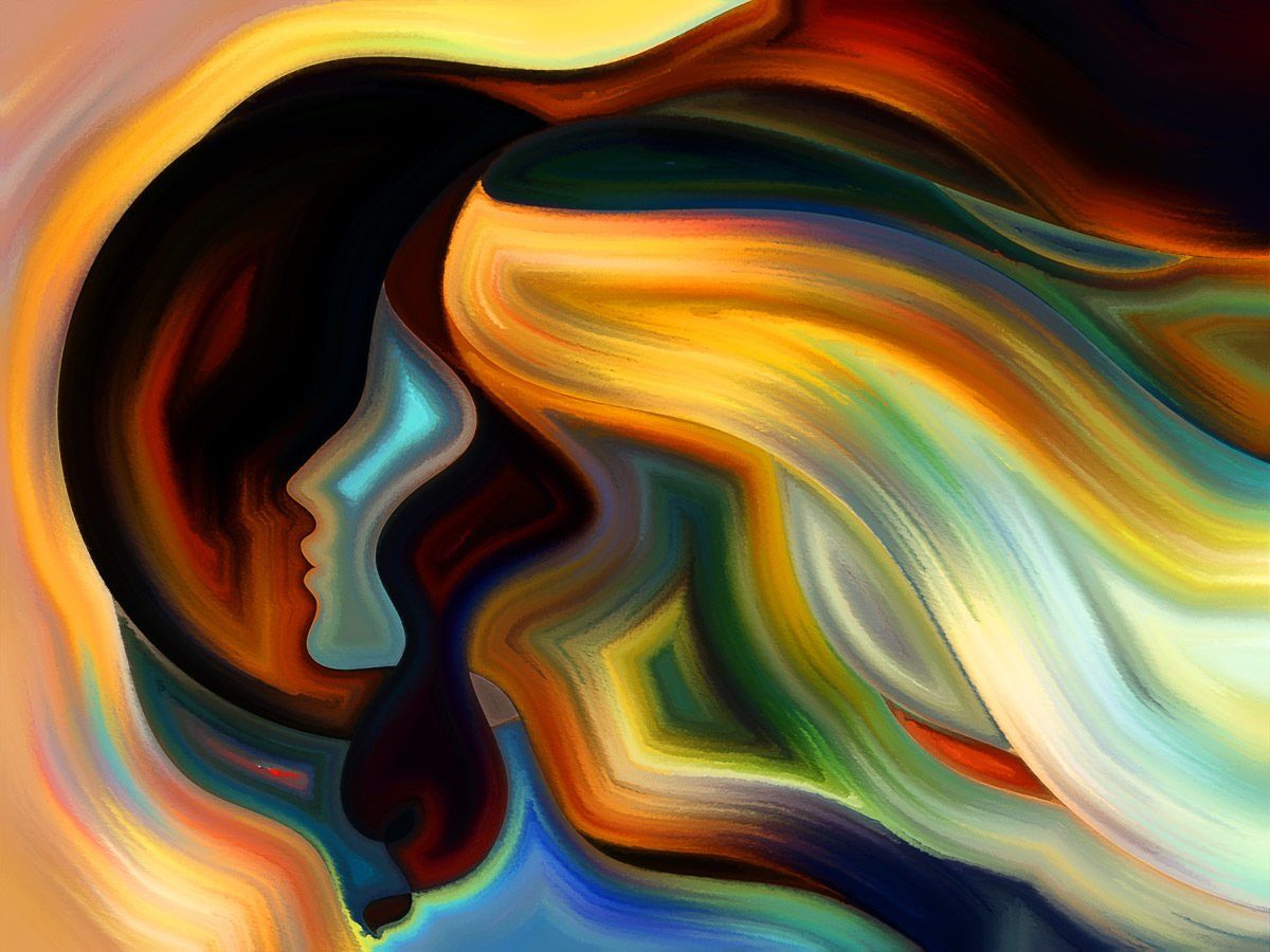 Fototapete Gesicht der Gefühle