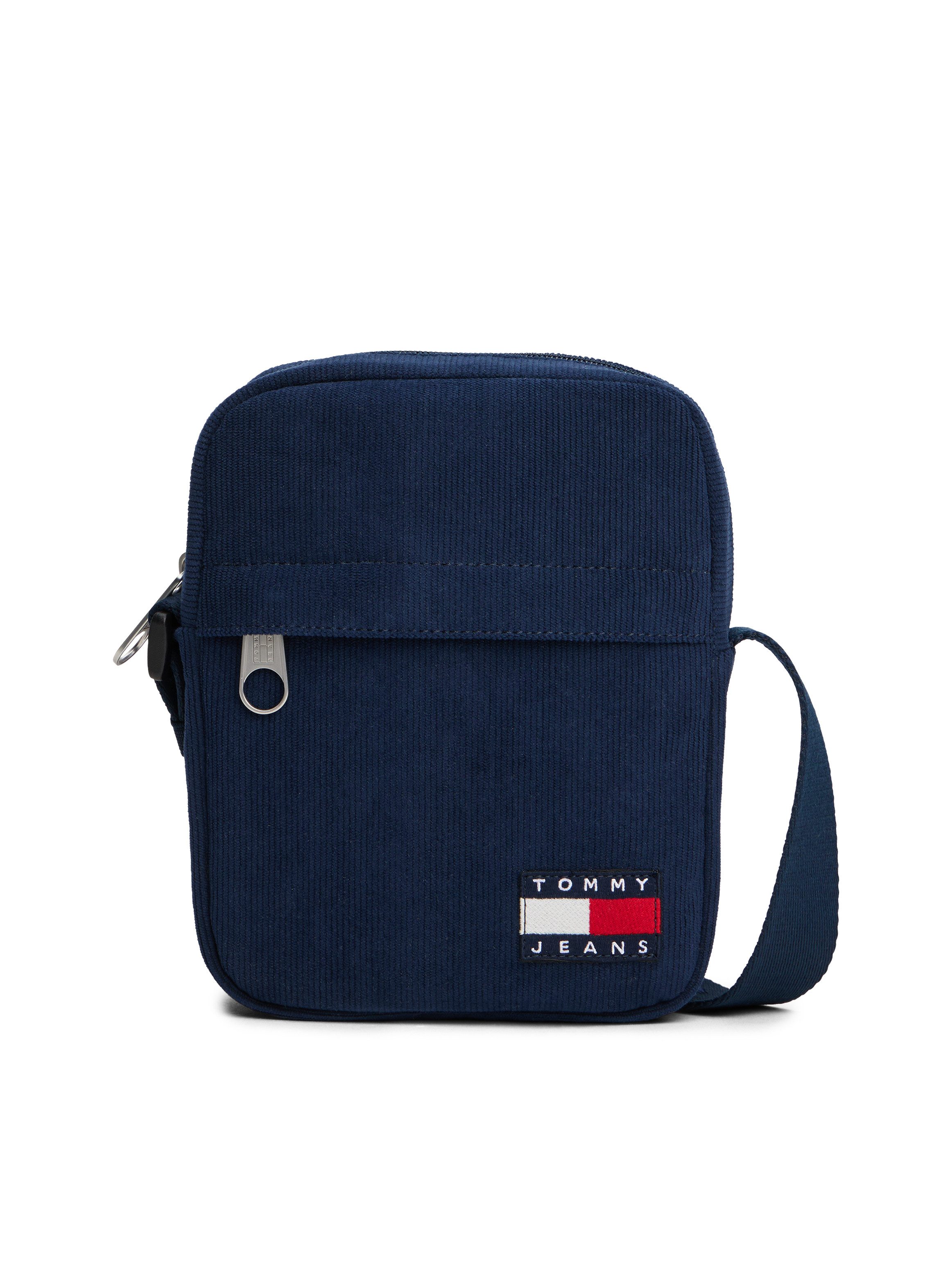 Tommy Jeans Umhängetasche TJM ESS DAILY CORD REPORTER, Men Schultertasche, Freizeittasche mit verstellbarem Umhängeriemen