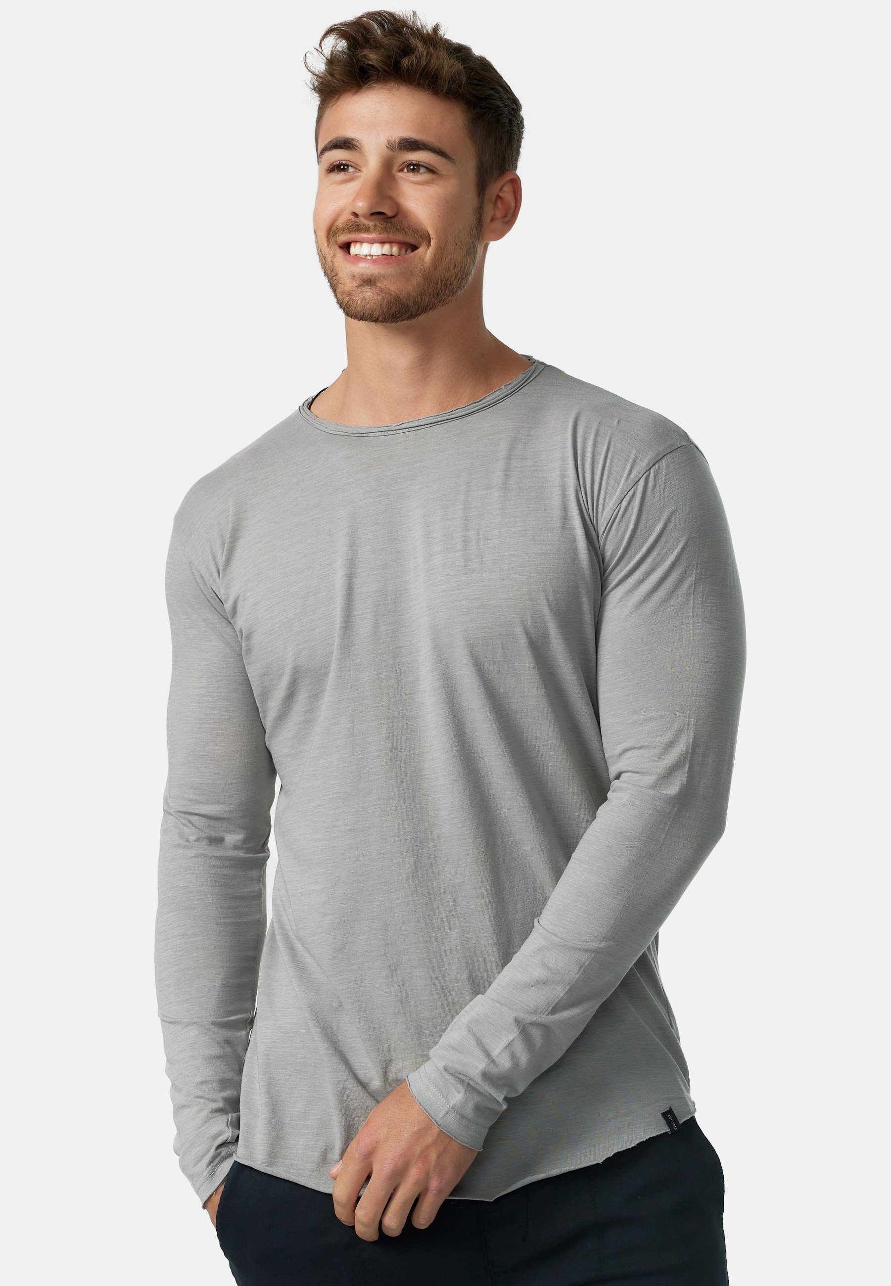Indicode Langarmshirt Herren Willbur Longsleeve Shirt Herrenshirt Longsleev günstig online kaufen