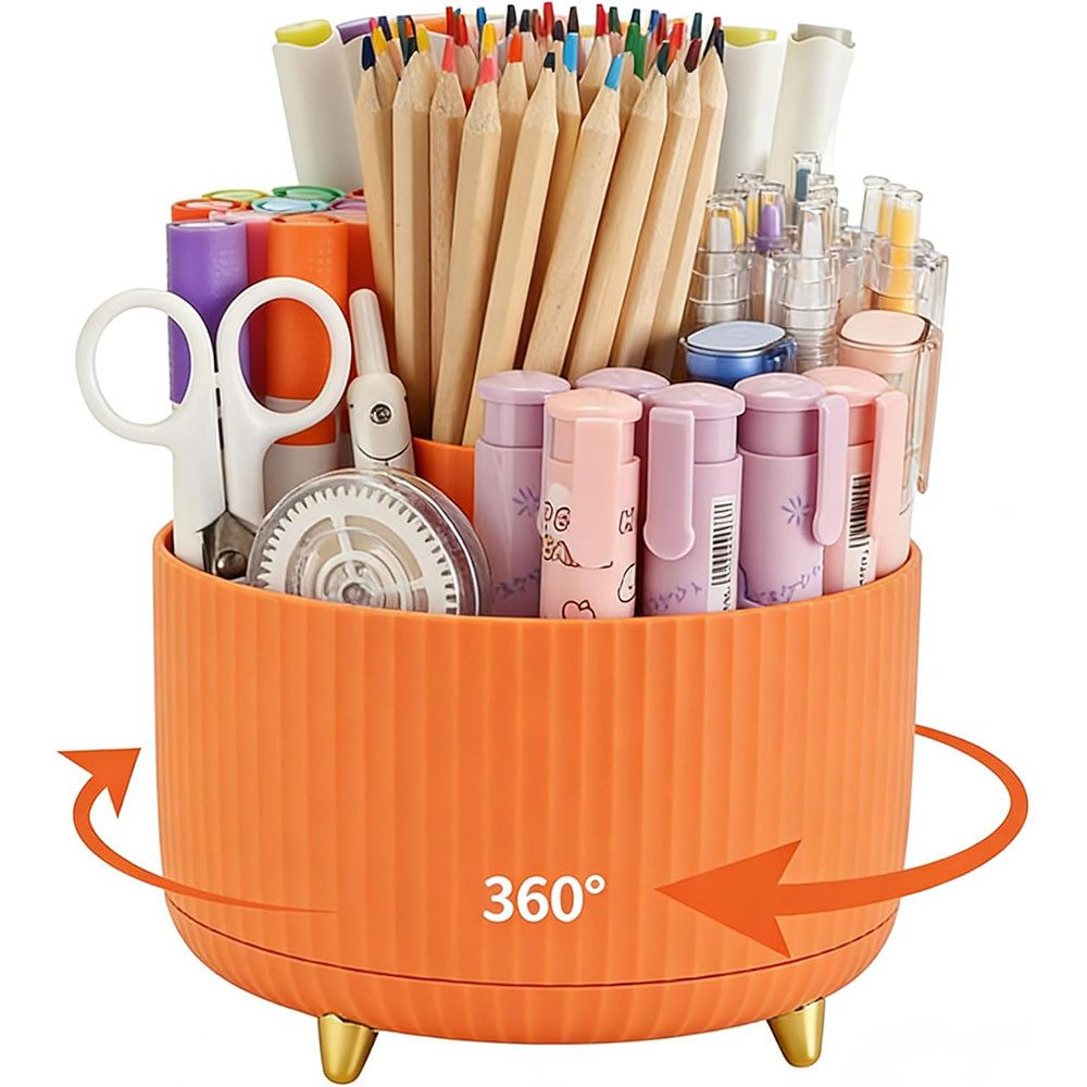TUWENA Organizer Um 360° drehbarer Stifthalter für den Schreibtisch