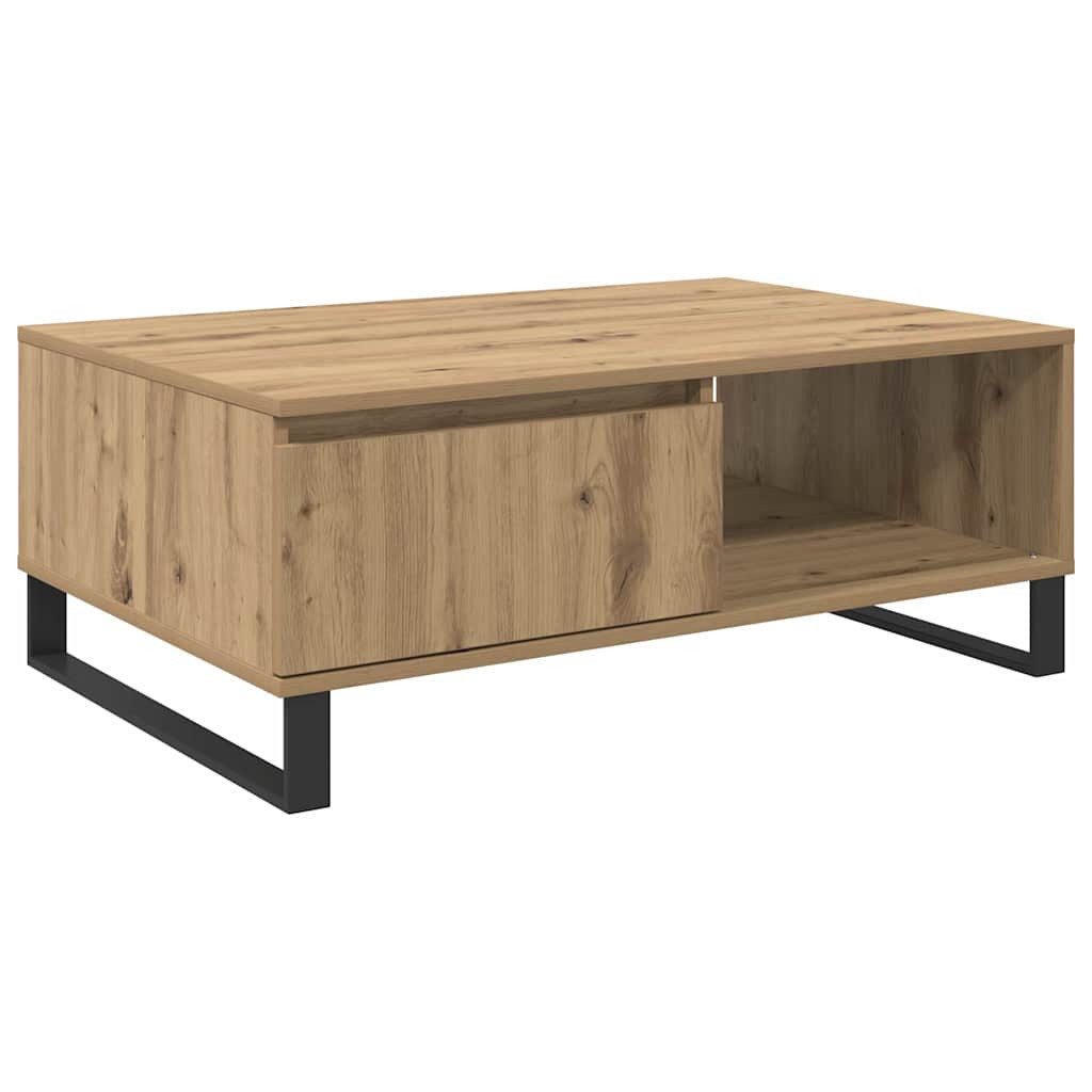 vidaXL Couchtisch Couchtisch Artisan-Eiche 90 x 60 x 35 cm Holzwerkstoff (1-St)