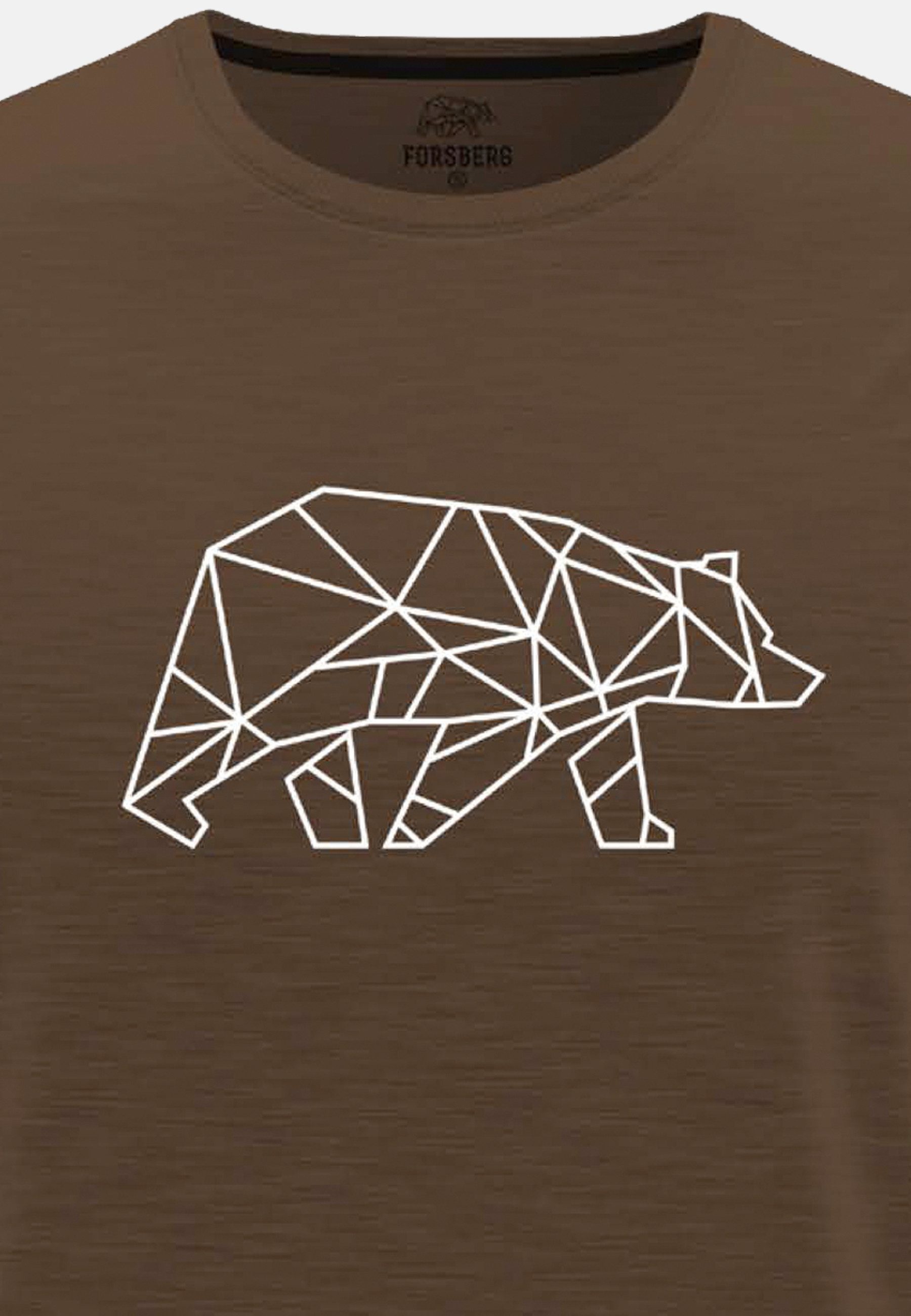 FORSBERG T-Shirt Finnson T-Shirt mit Brustlogo günstig online kaufen