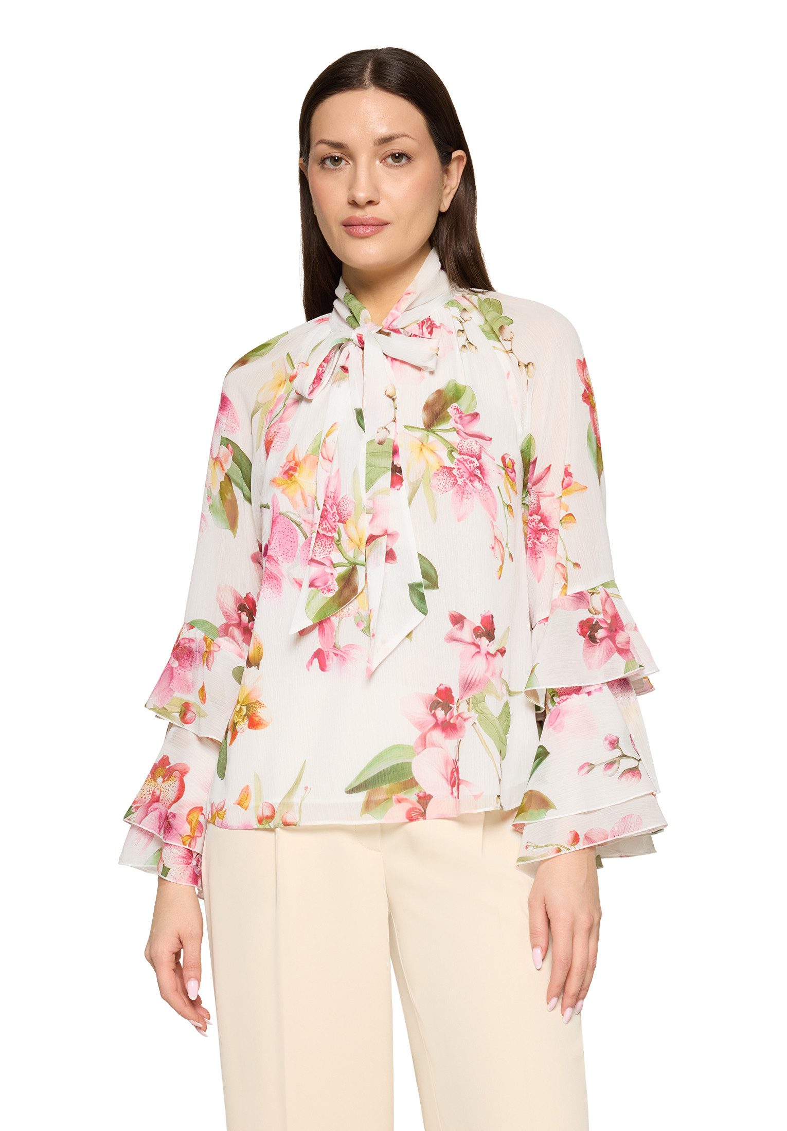Vera Mont Chiffonbluse Damen mit Volant