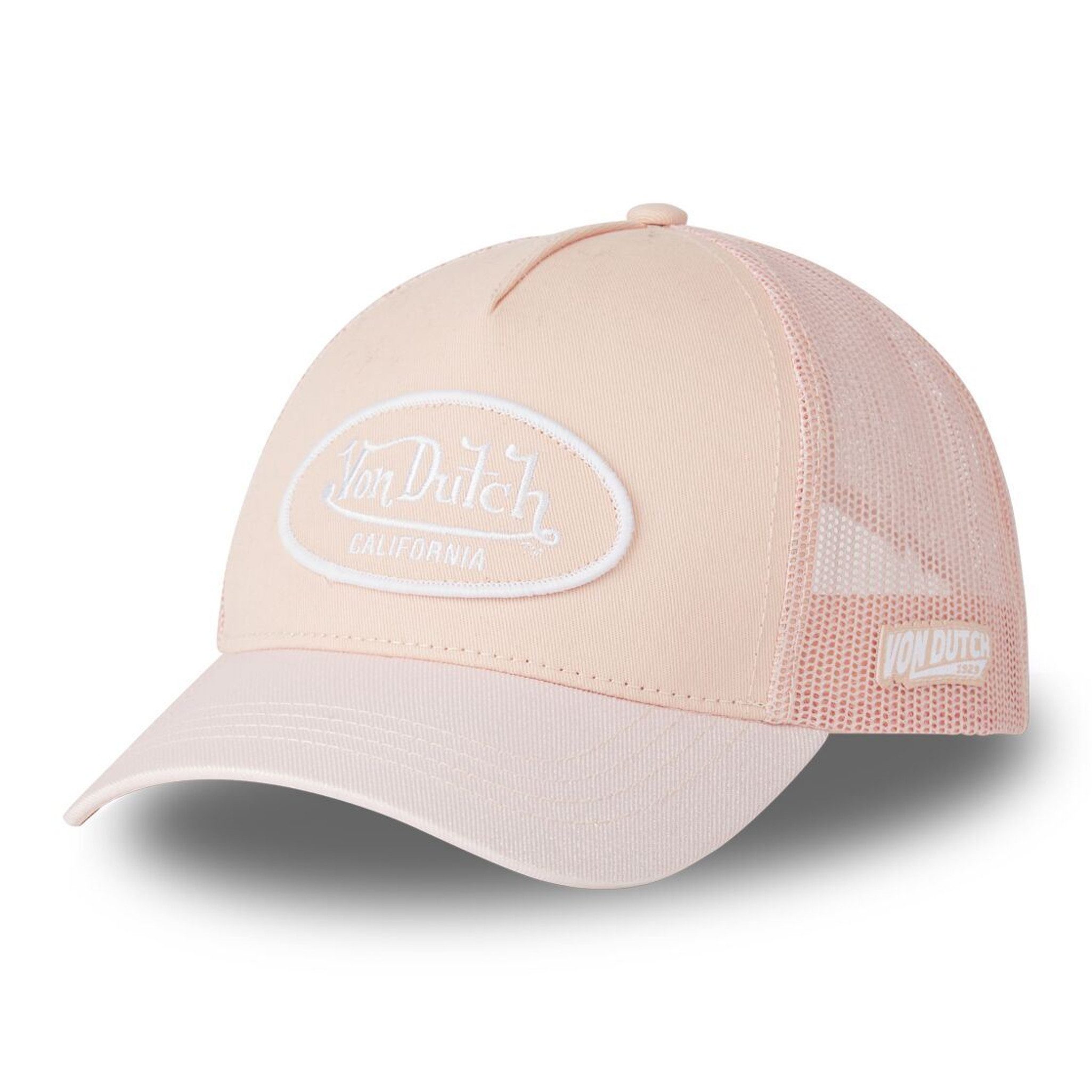 Von Dutch Trucker Cap Von Dutch Originals Trucker Cap - TWILL GLITTER Visor Light Pink (Basecap, Basecap, Meshcap, Trucker Kappe)