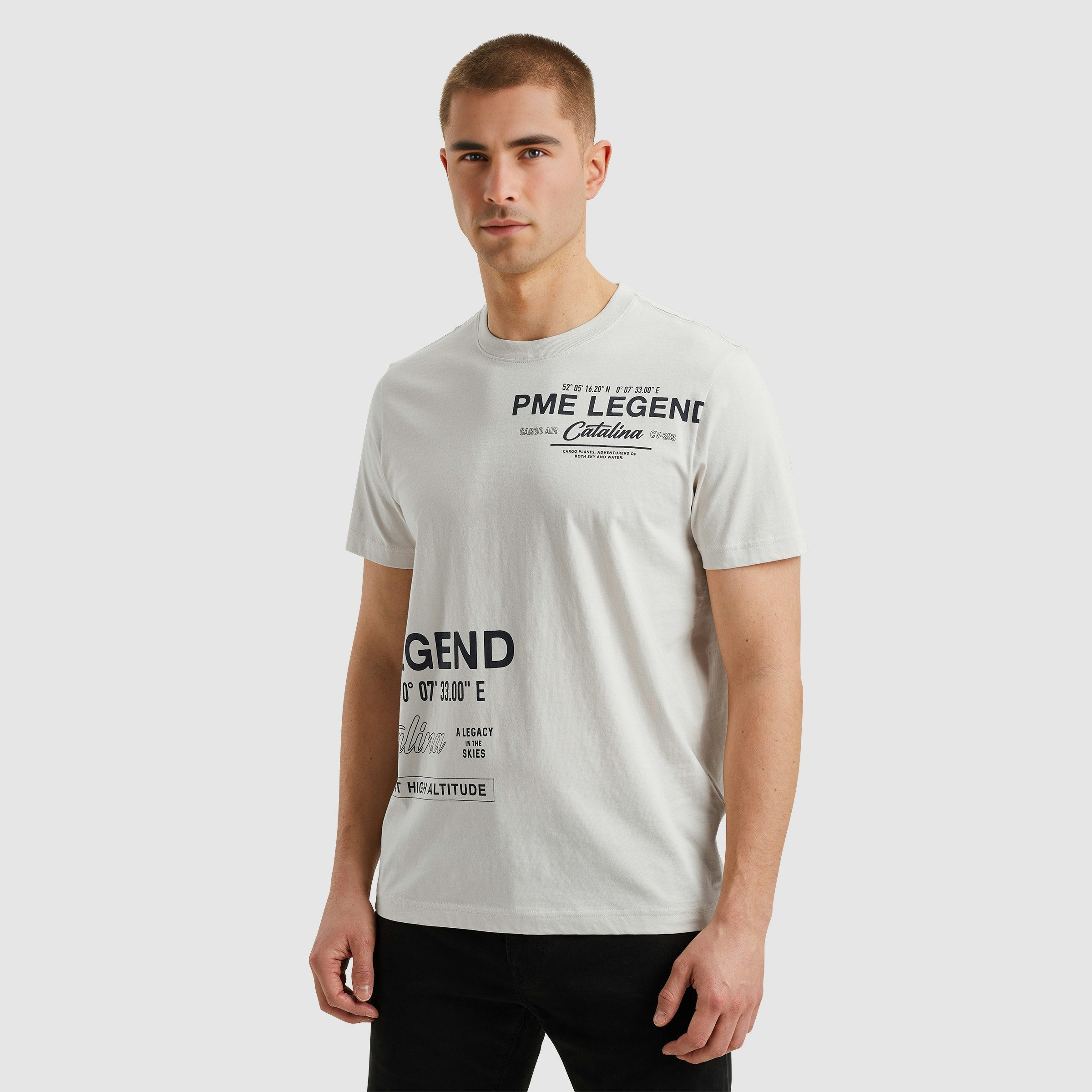 PME LEGEND T-Shirt mit All-Over Print günstig online kaufen