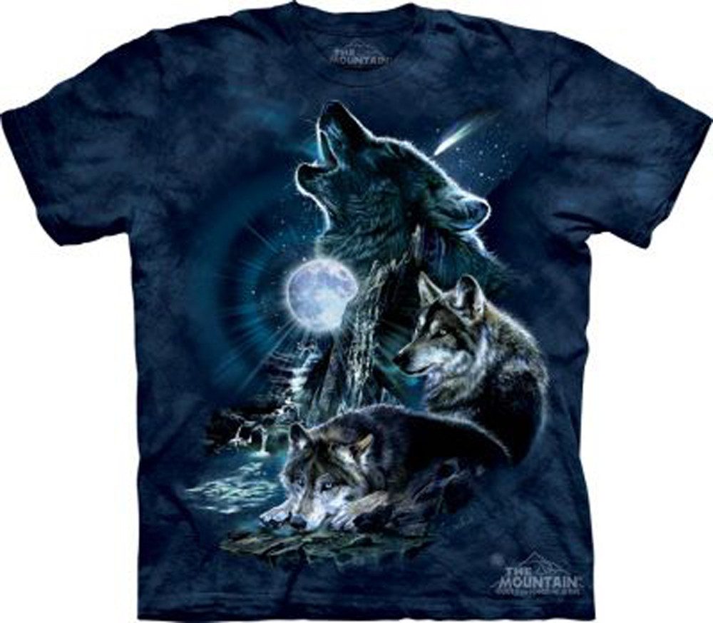 The Mountain T-Shirt Bark At The Moon Wolf