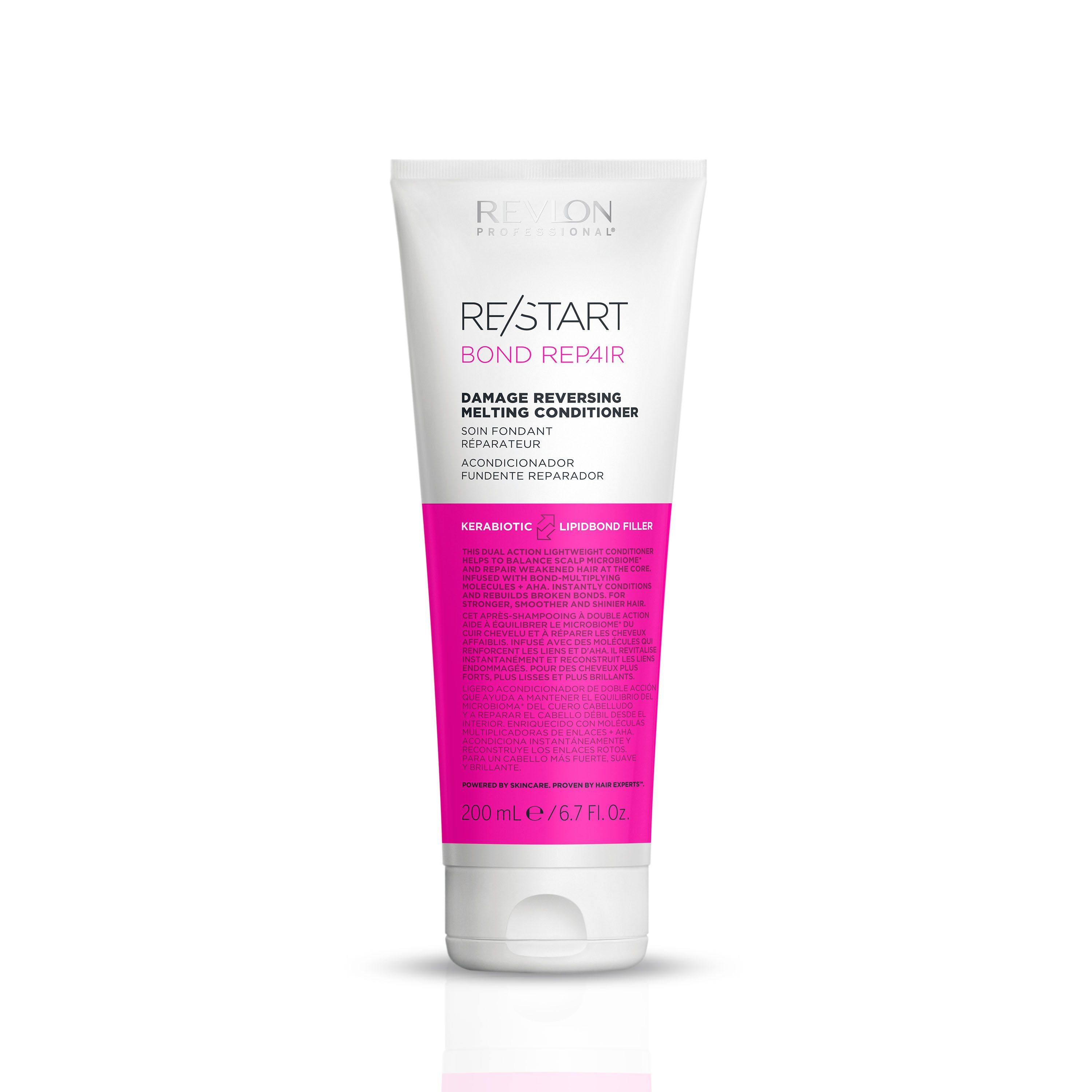 REVLON PROFESSIONAL Haarkur BOND REPAIR Damage Reversing Melting Conditioner 200ml, 1-tlg., Vegan, 4-in-1-Technologie, Silikonfrei