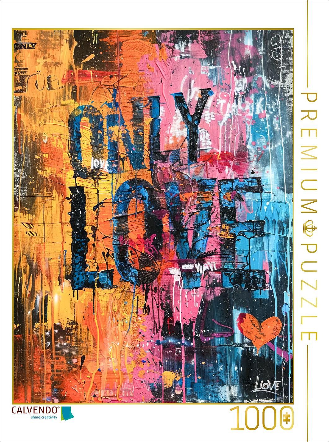 CALVENDO Puzzle CALVENDO Puzzle Nichts als Liebe, 1000 Teile Lege-Größe 64x48cm Foto-, 1000 Puzzleteile
