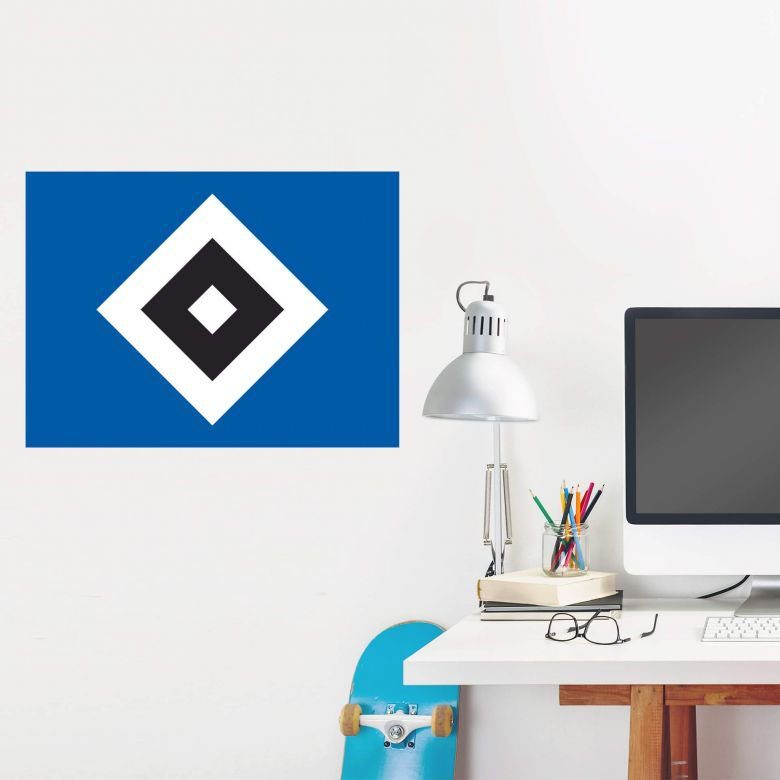 Sehr willkommen Wall-Art Wandtattoo Hamburger SV Logo HSV St) (1