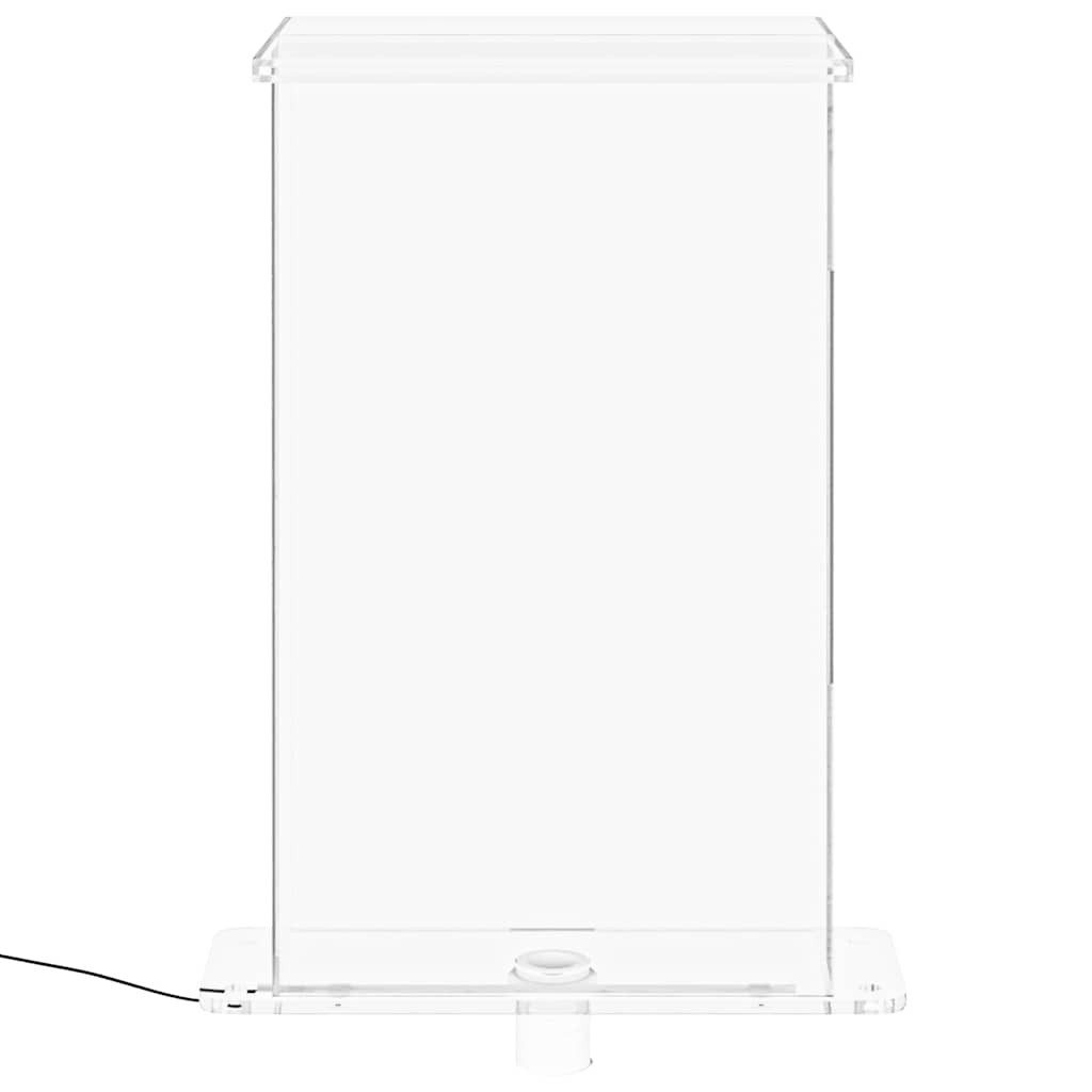 vidaXL Wasserfall Wasserfall-Element mit RGB-LEDs Acryl 51 cm