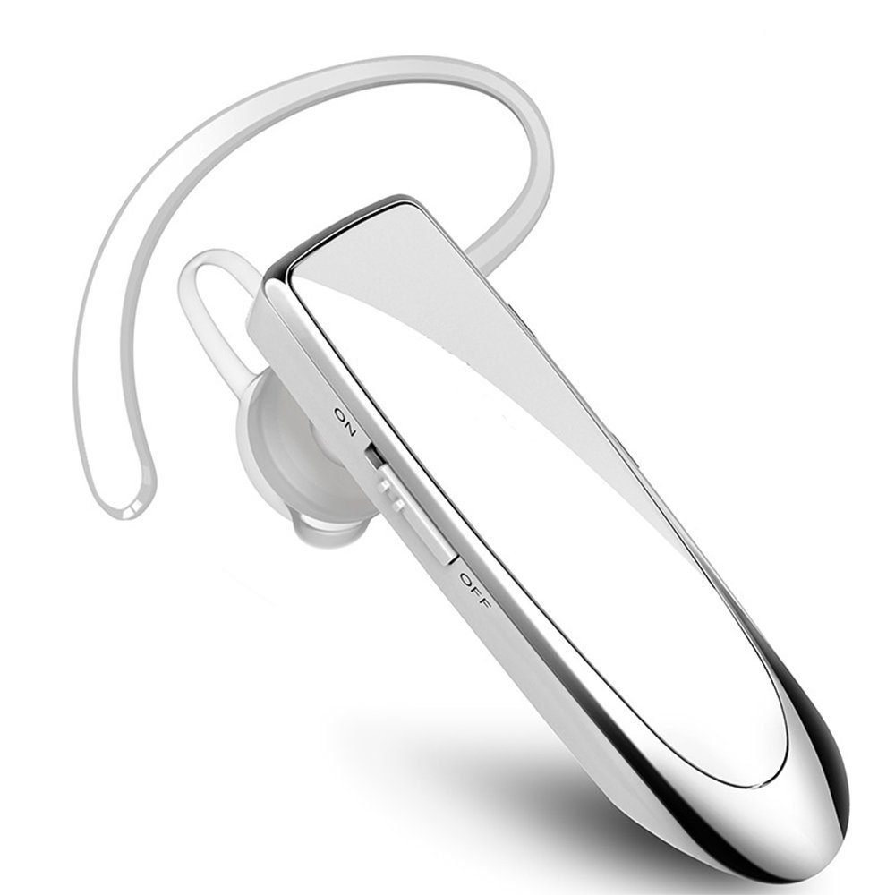 AUKUU Kopfh?rer Bluetooth Headset 4.0 Bluetooth-Kopfh?rer (Bluetooth) Bluetooth-Kopfhörer Weiß