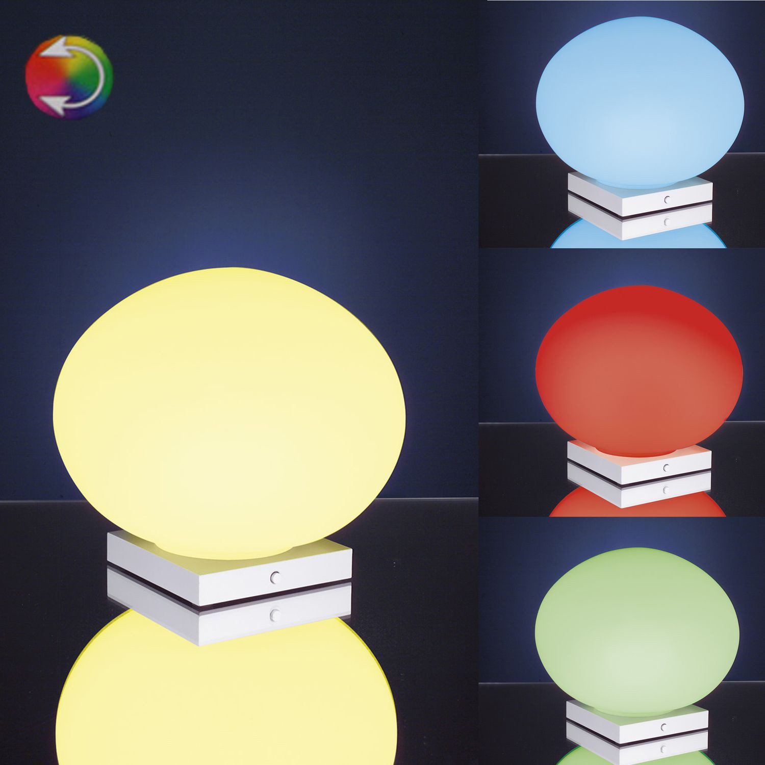 Paulmann LED Dekolicht 290.30 Paulmann RGB Tischleuchten Table&Desk Living Globe LED